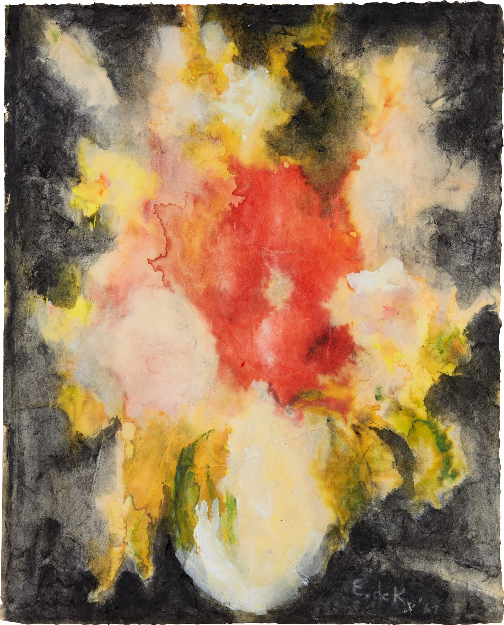 <p><strong>ELAINE DE KOONING</strong>&nbsp;<em>Untitled,&nbsp;</em>1967</p>
