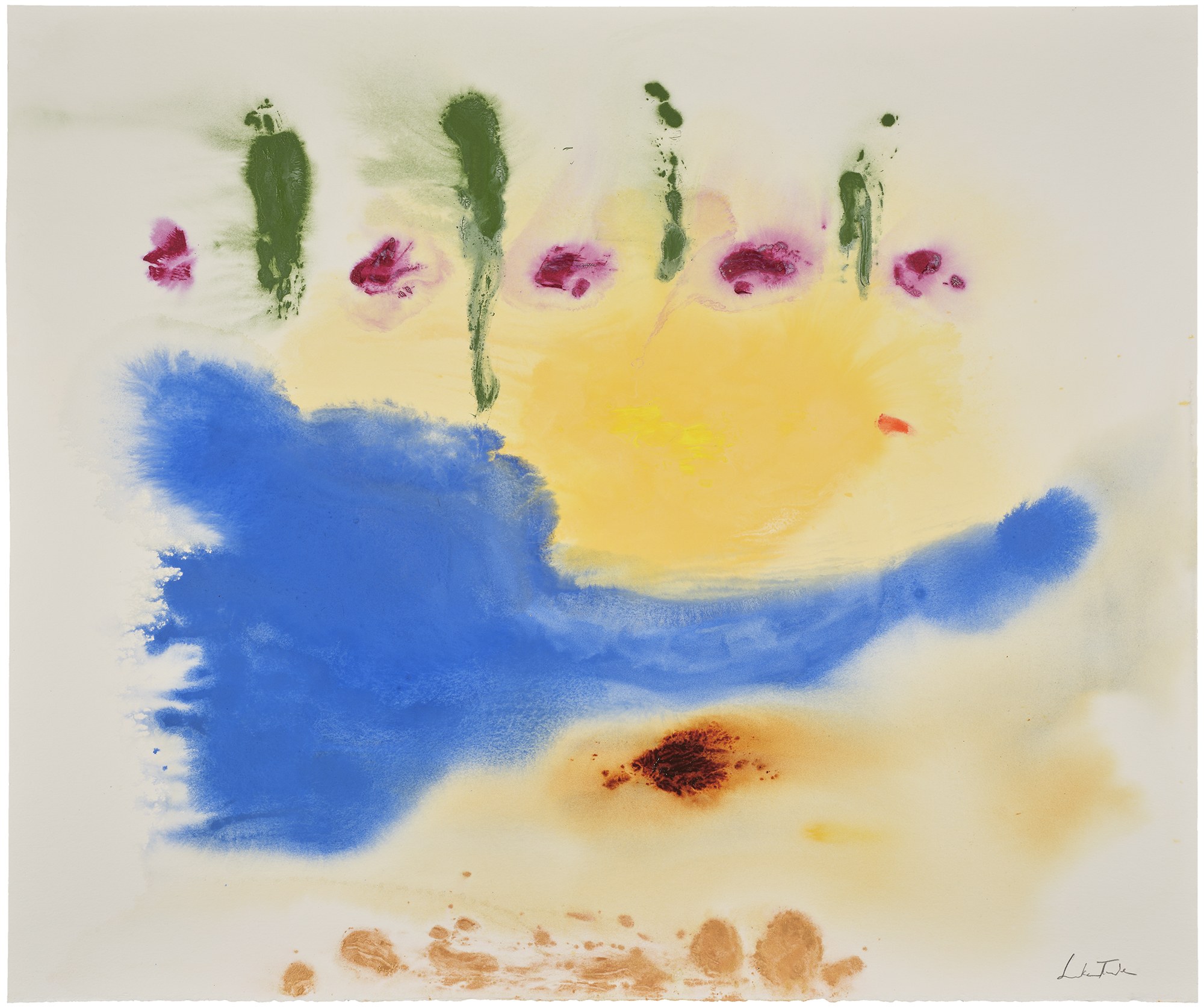 <p><strong>HELEN FRANKENTHALER</strong> <em>Untitled,</em> 1997</p>
