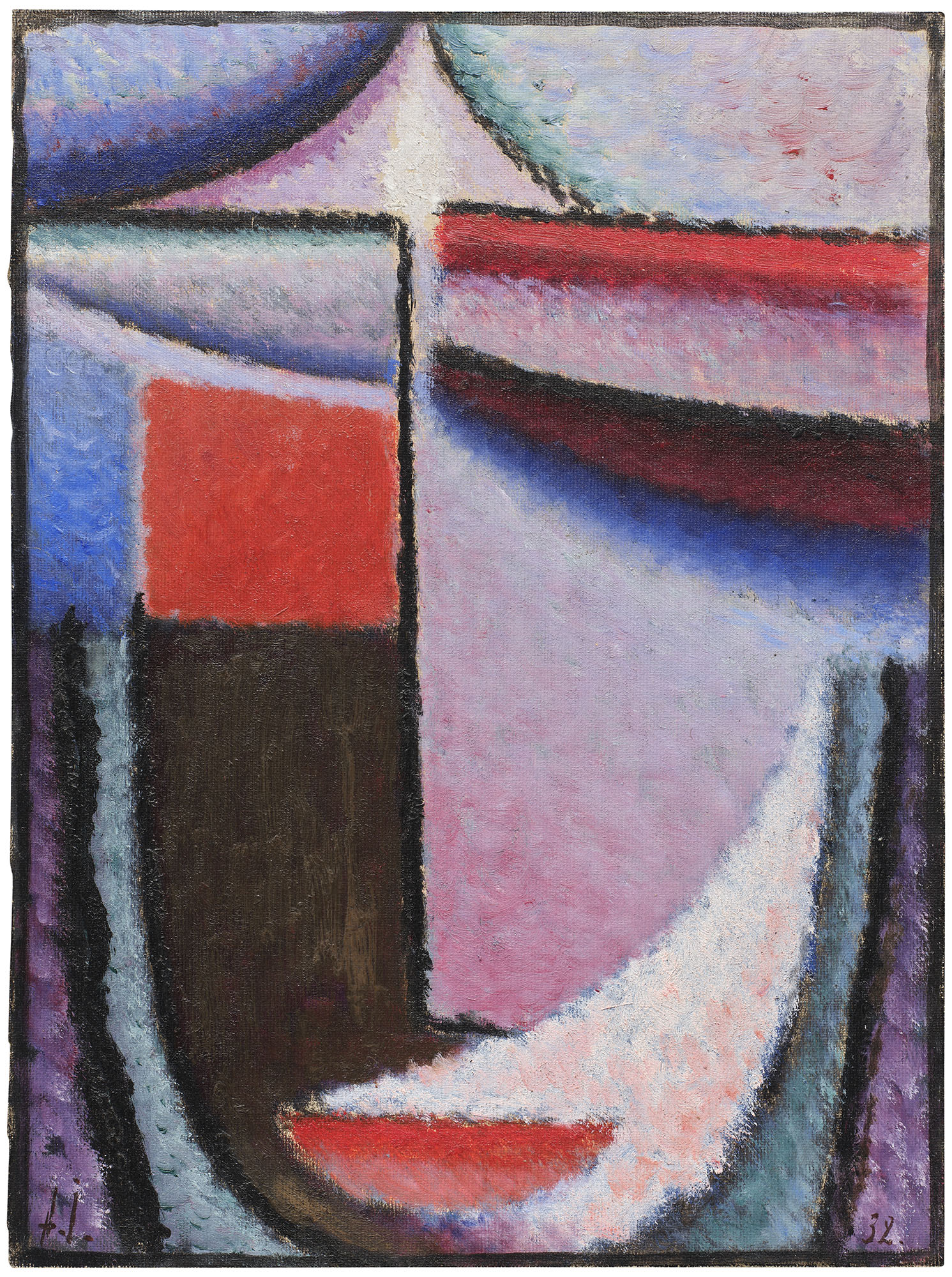 <p><strong>ALEXEJ VON JAWLENSKY</strong> <em>Abstrakter Kopf: Amethyst, </em>1932</p>
