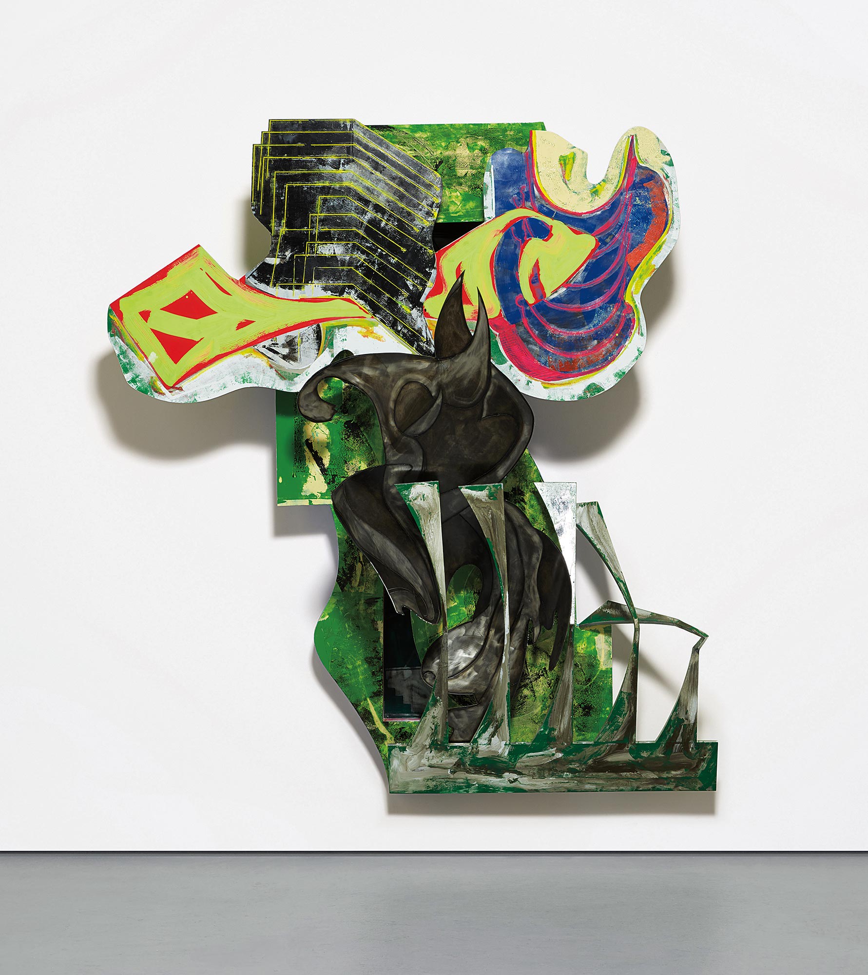 <b>FRANK STELLA </b><i>Enter Ahab; To Him, Stubb</i>, 1988