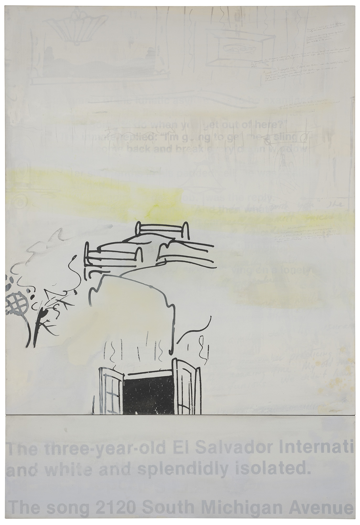 <p><strong>RICHARD PRINCE</strong> <em>The Song 2120 South Michigan Ave.,</em> 1989</p>
