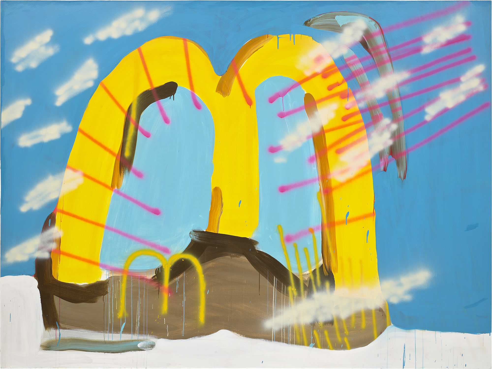 <p><strong>KATHERINE BERNHARDT</strong> <em>When Hell Freezes Over, </em>2002</p>
