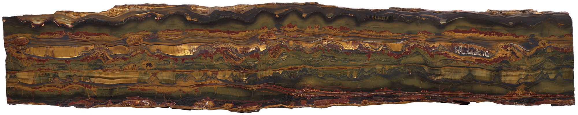 <p><strong>MARRA MAMBA TIGER EYE</strong>&nbsp;<em>Early Proterozoic, 2.5 billion years</em></p>
