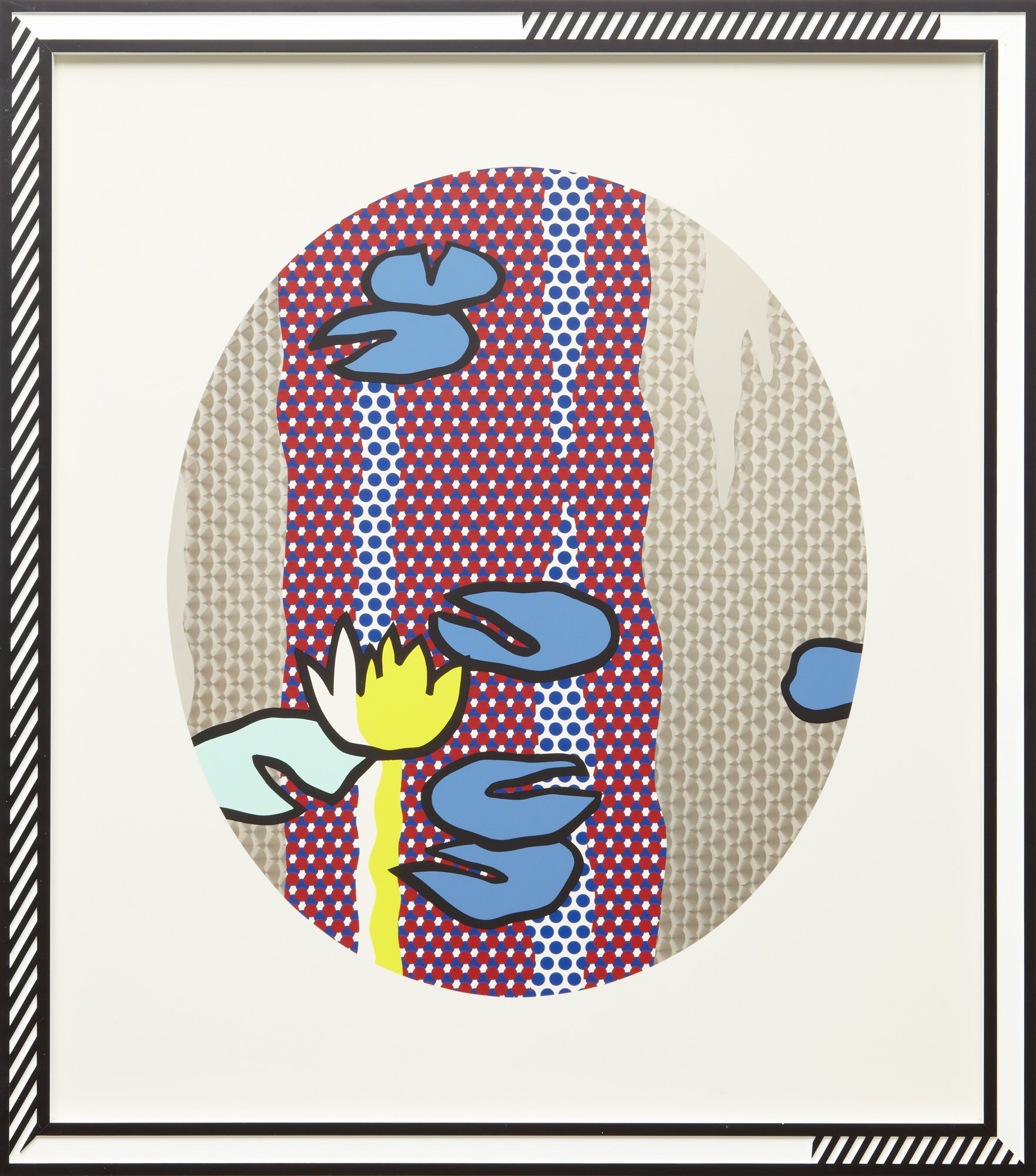<b>ROY LICHTENSTEIN</b> <i>Water Lilies-Blue Lily</i>, 1992