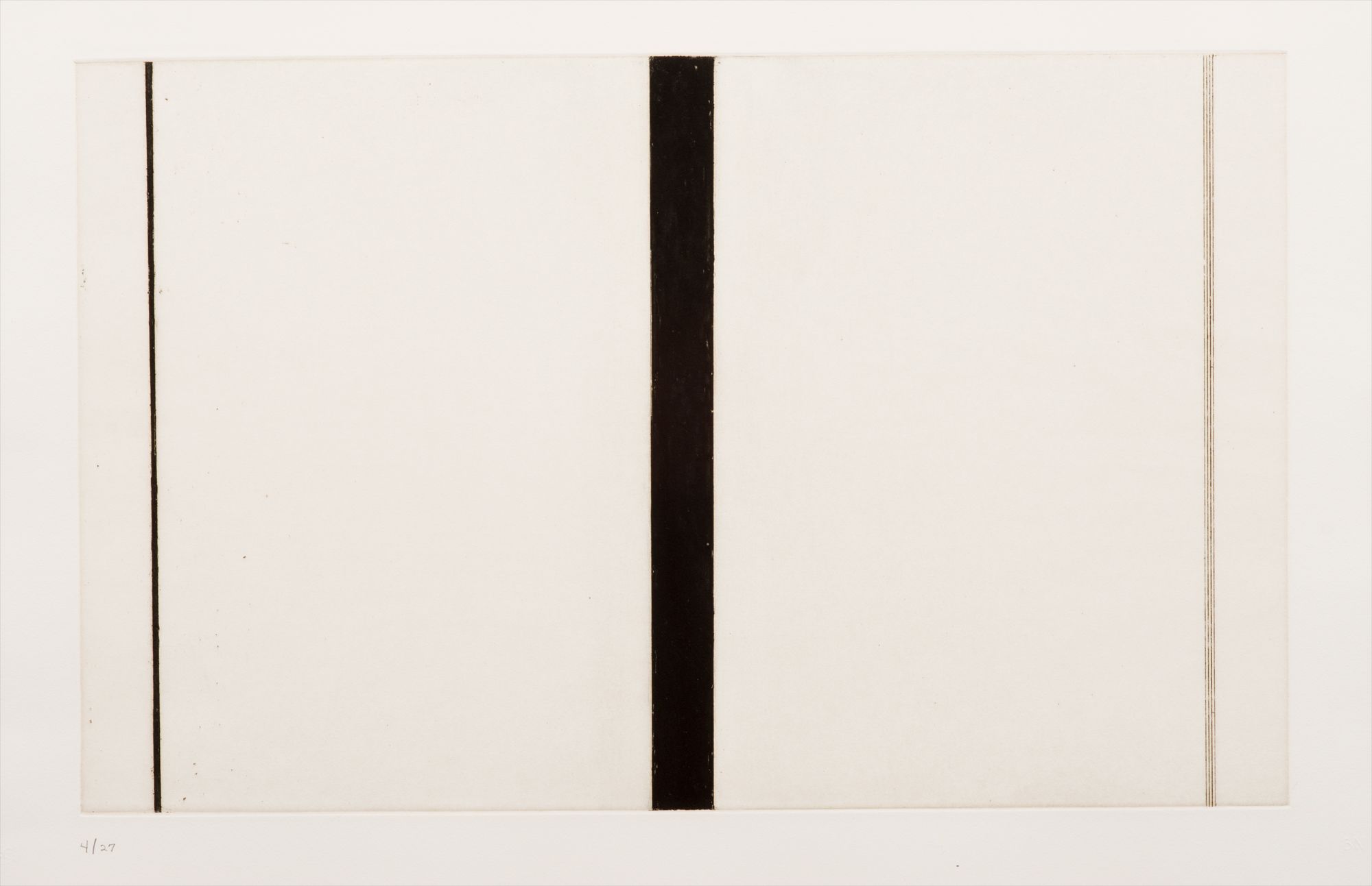 <b>BARNETT NEWMAN</b> <i>Untitled Etching I</i>, 1968