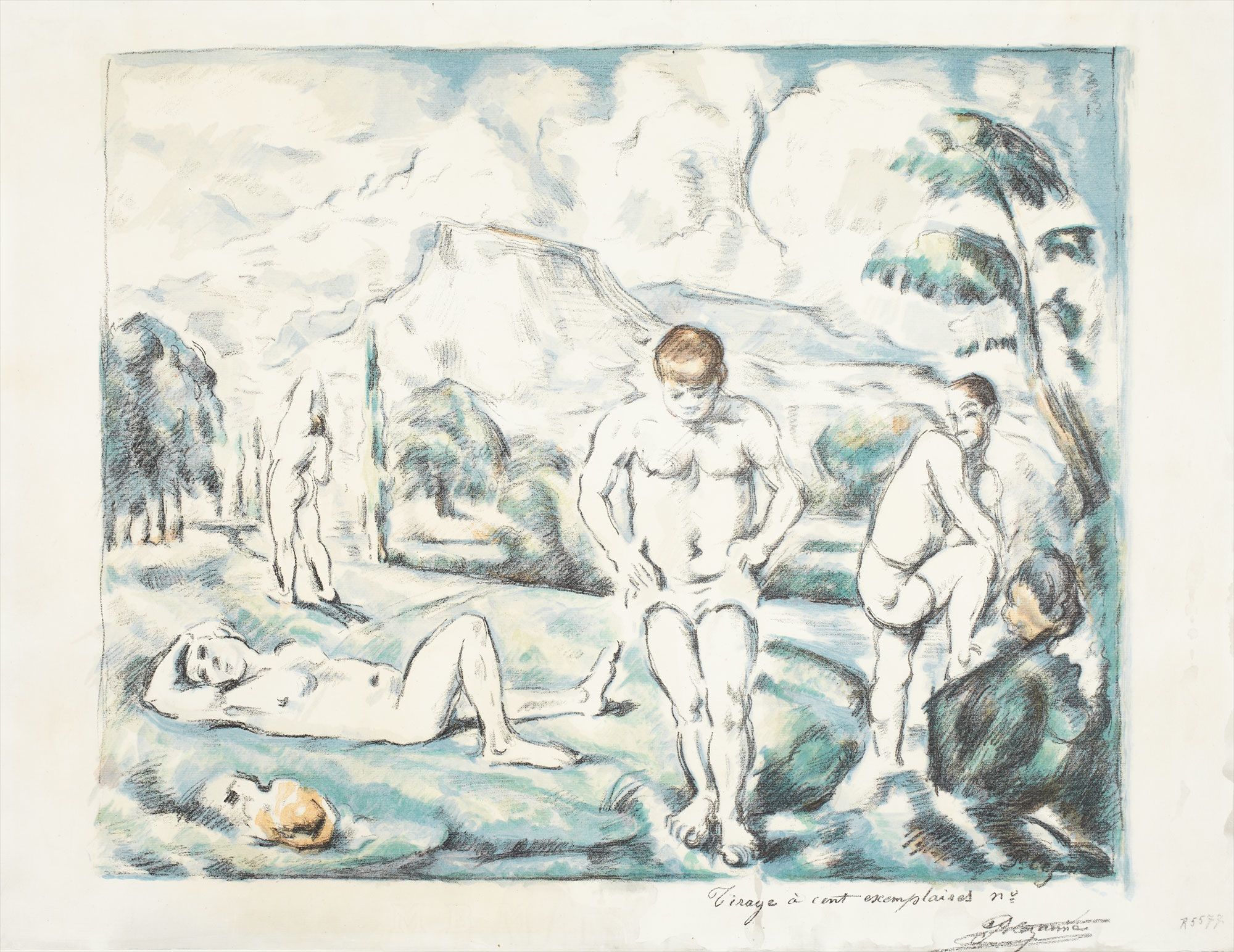 <b>PAUL CÉZANNE</b> <i>The Large Bathers</i>, c. 1896