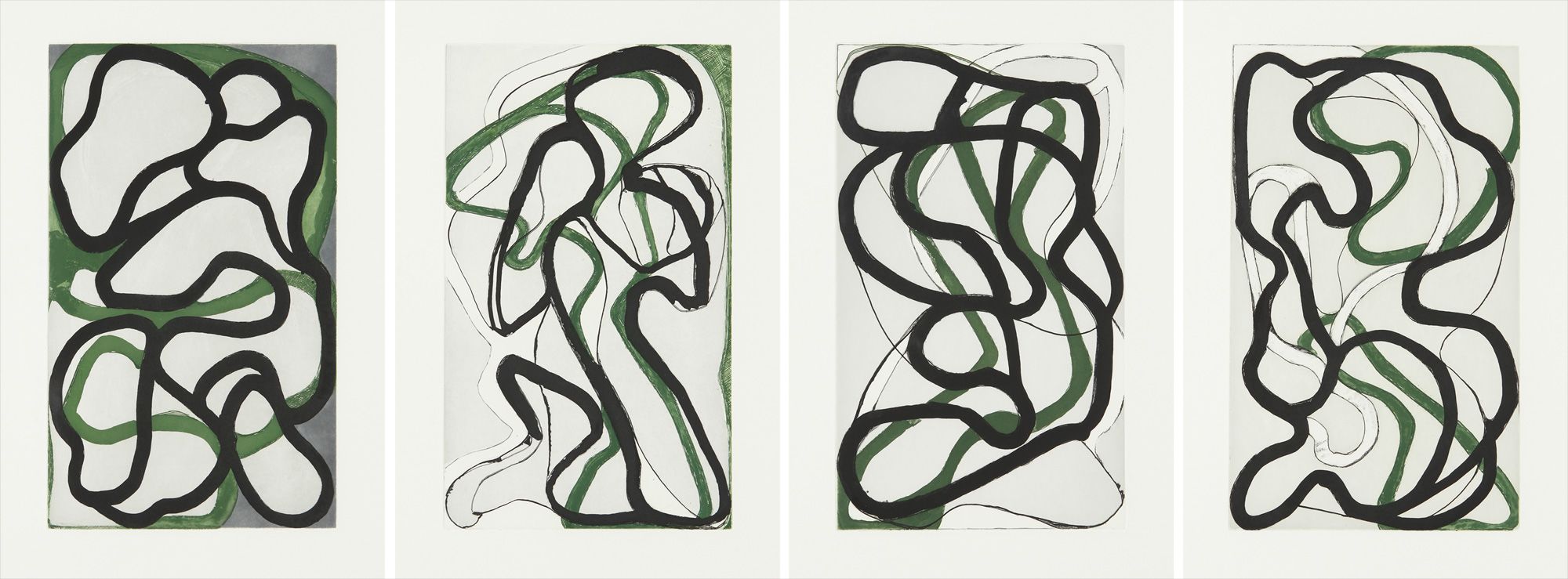 <b>BRICE MARDEN</b> <i>Suzhou Series I-IV,</i> 1996-98