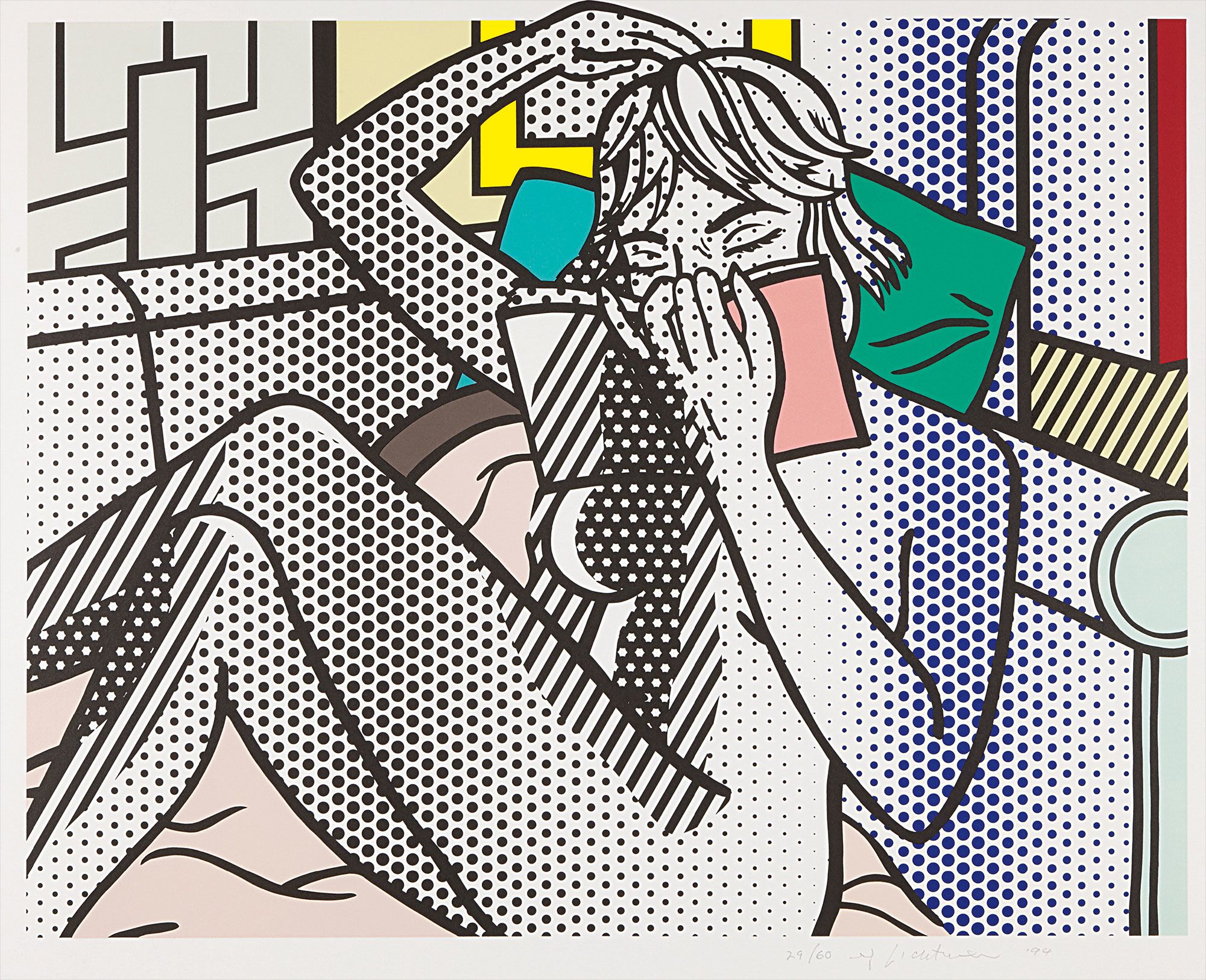 <b>ROY LICHTENSTEIN</b> <i>Nude Reading,</i> 1994