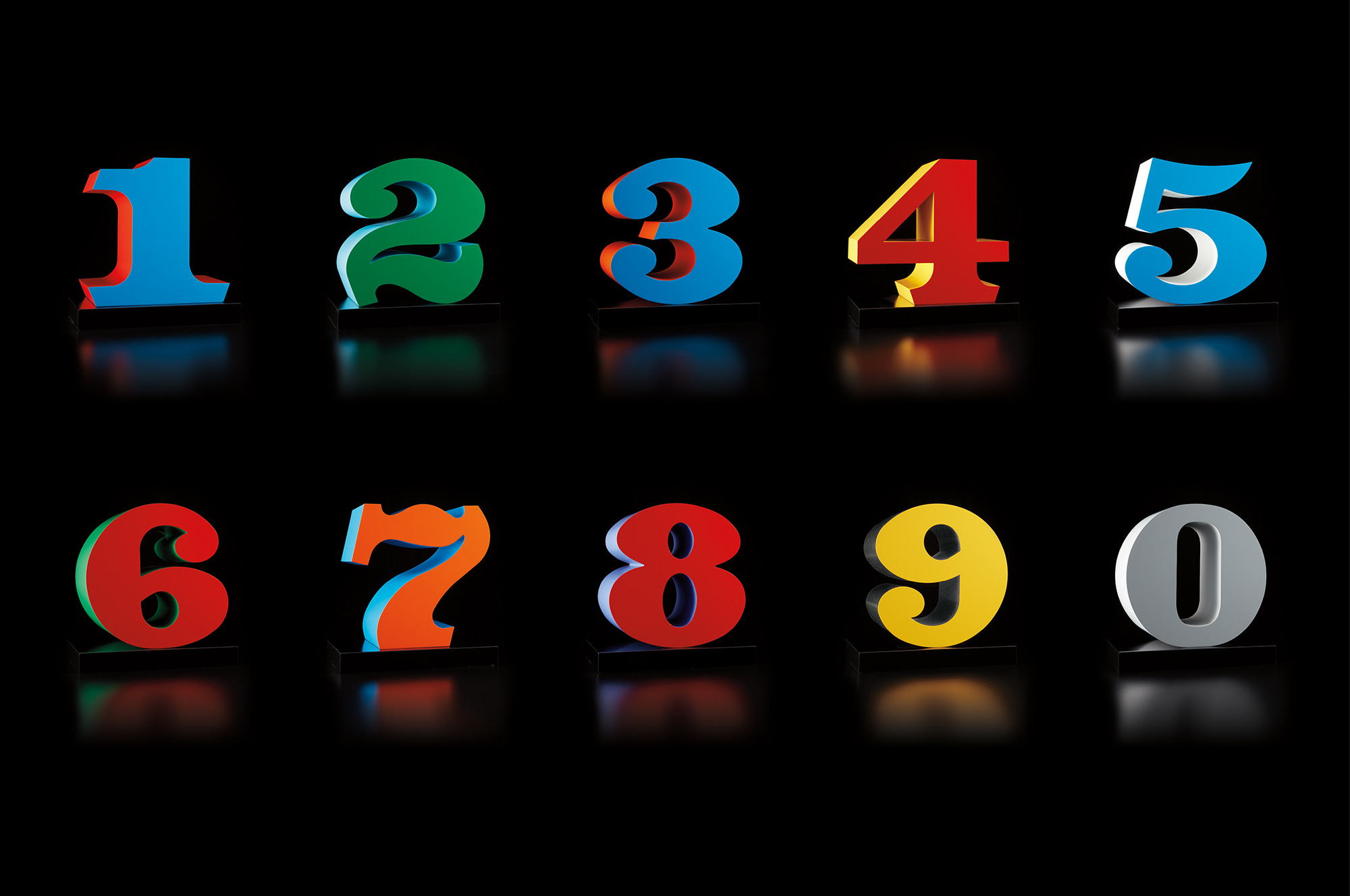 <b>ROBERT INDIANA </b><i>NUMBERS ONE through ZERO</i>, 1978-2003