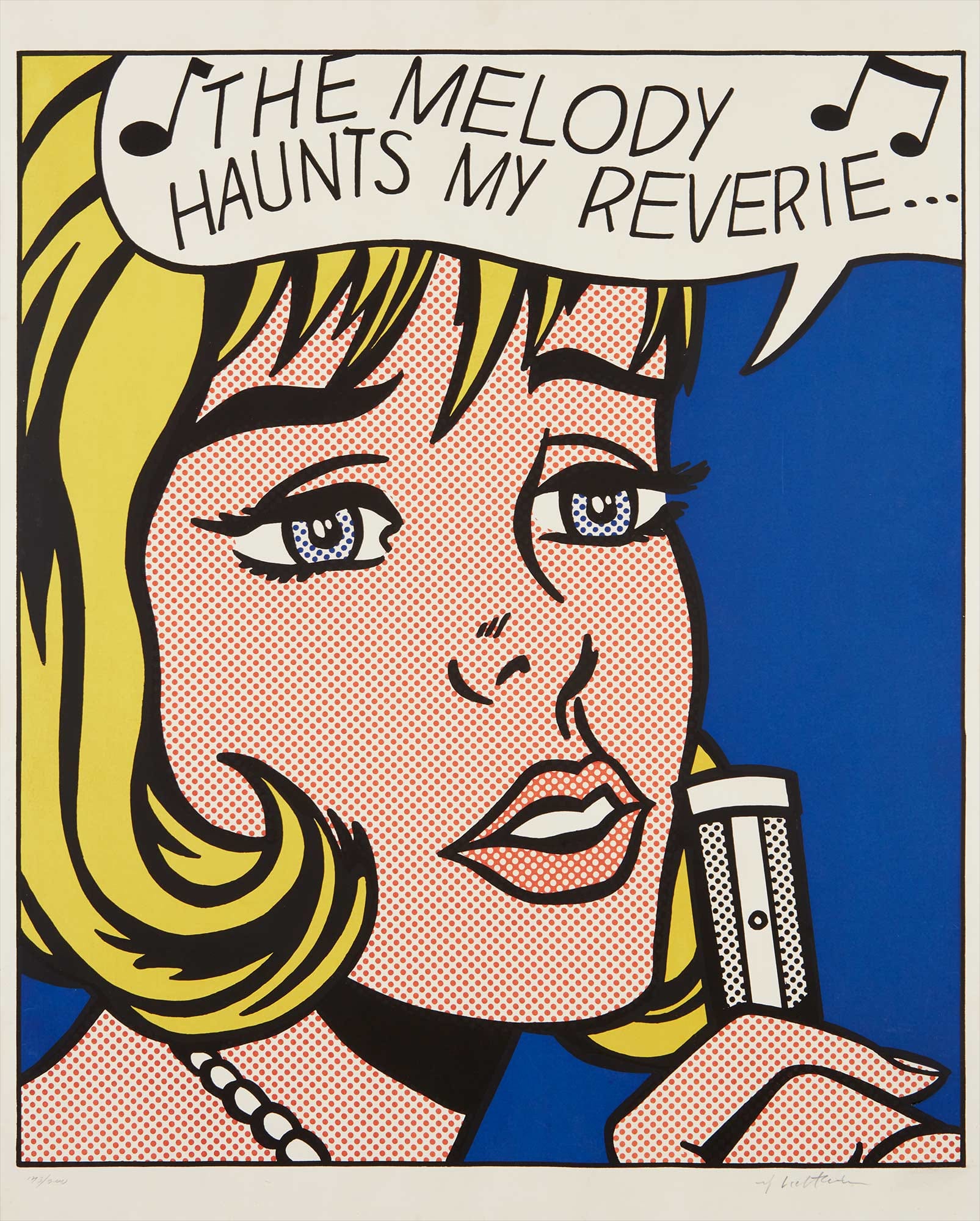 <b>ROY LICHTENSTEIN</b> <i>Reverie</i>, from <i>11 Pop Artists, Volume II</i>, 1965