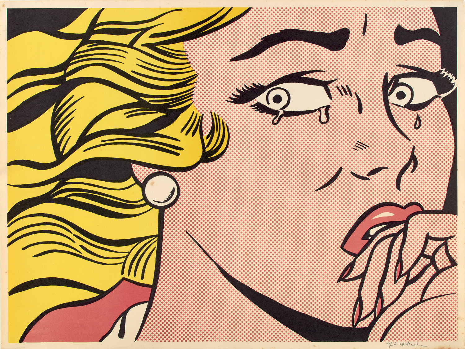 <p><strong>ROY LICHTENSTEIN</strong><em><strong> </strong>Crying Girl</em>, 1963</p>