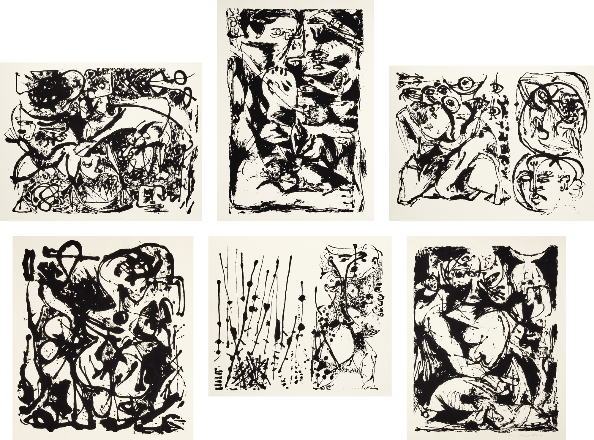 <p><strong>JACKSON&nbsp;POLLOCK</strong>&nbsp;<em>Untitled</em>, 1951</p>
