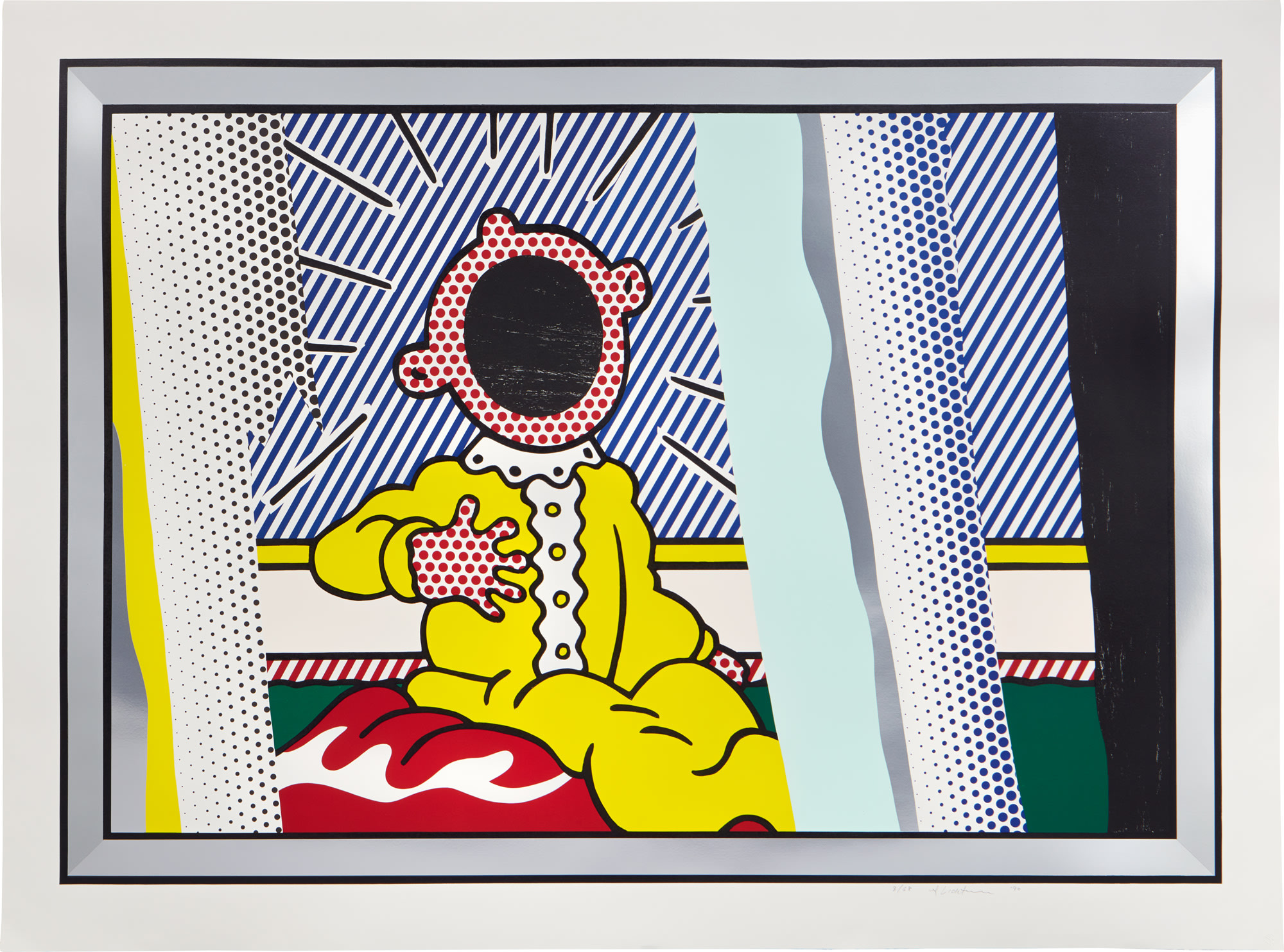 <p><strong>ROY LICHTENSTEIN</strong> <em>Reflections on The Scream, from Reflections series</em>, 1990</p>