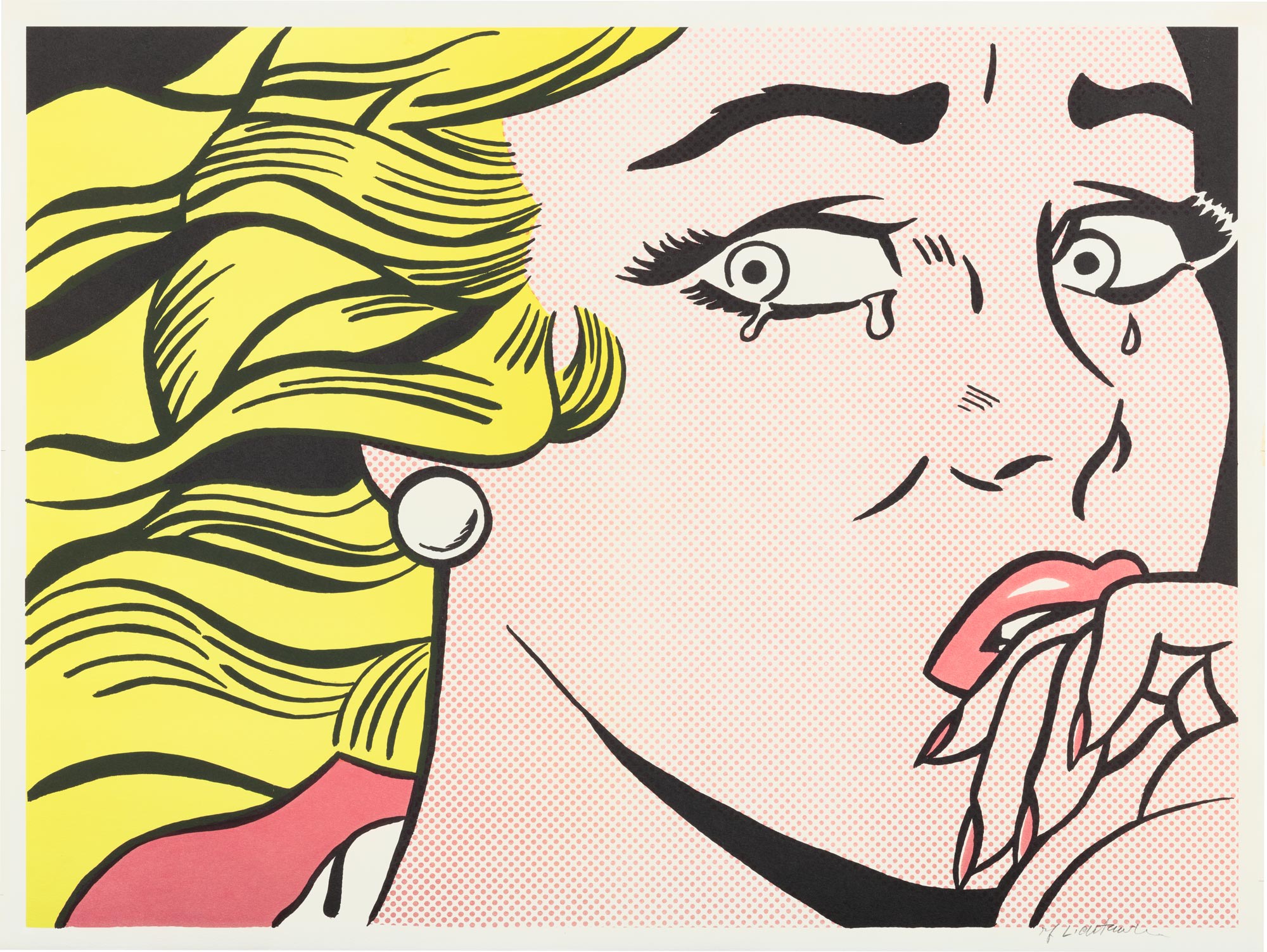 <p><strong>ROY LICHTENSTEIN</strong> <em>Crying Girl</em>, 1963</p>