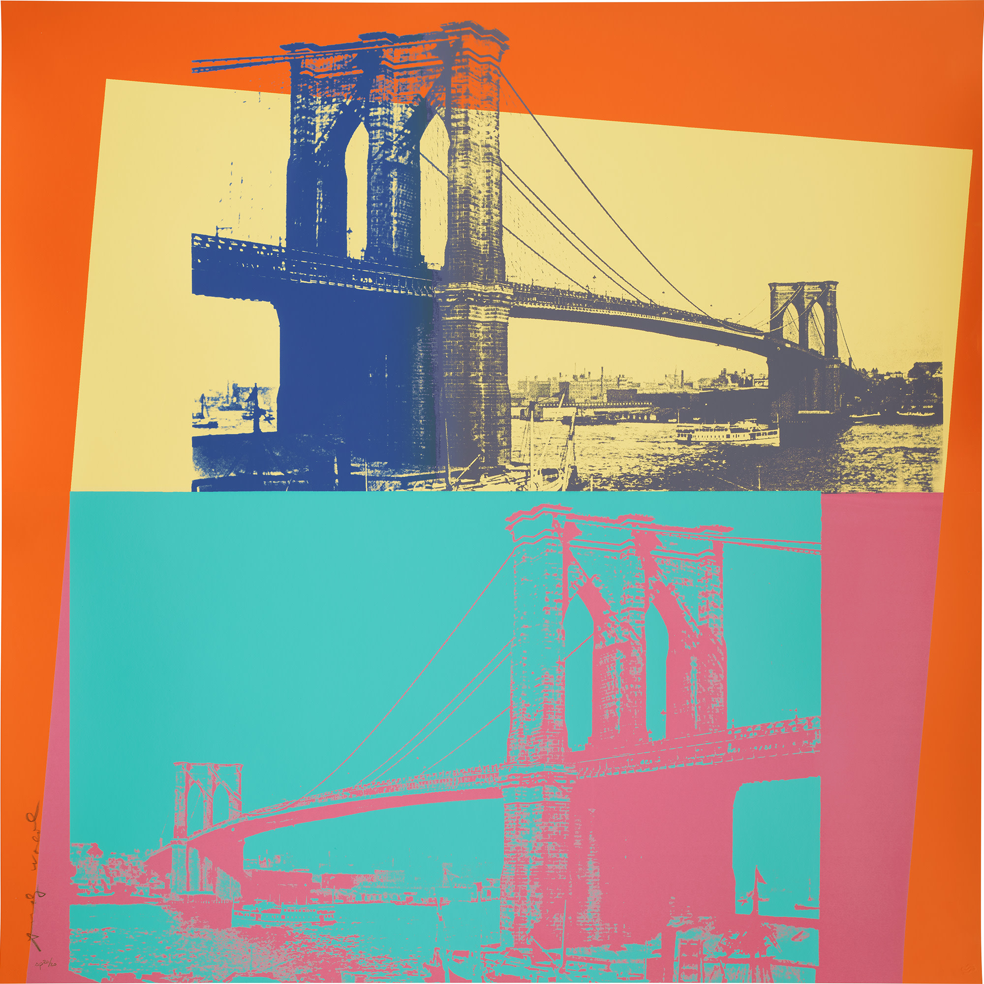 <p><strong>ANDY WARHOL</strong> <em>Brooklyn Bridge, </em>1983</p>