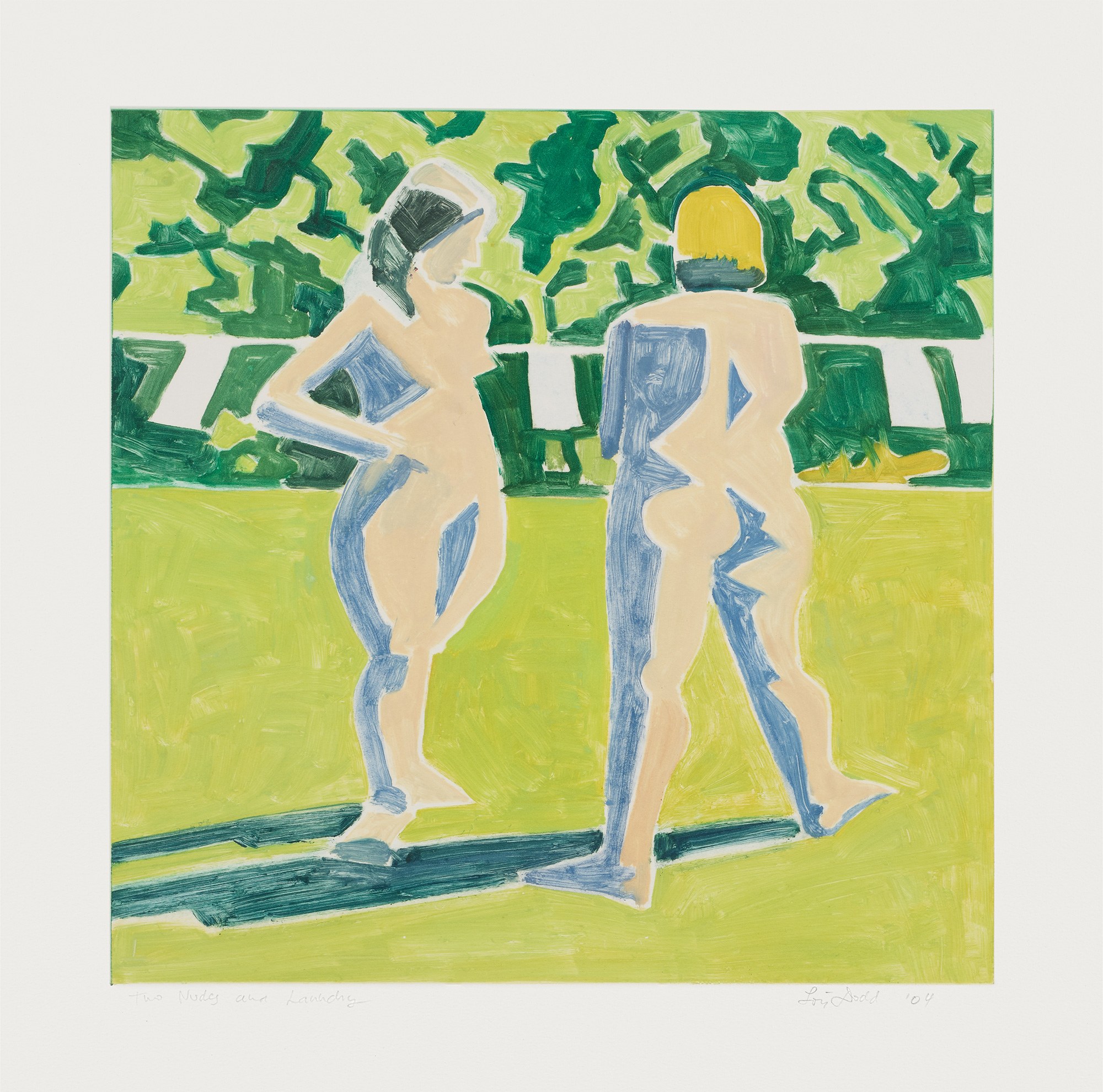 <p><strong>LOIS DODD</strong> <em>Two Nudes and Laundry, </em>2004</p>