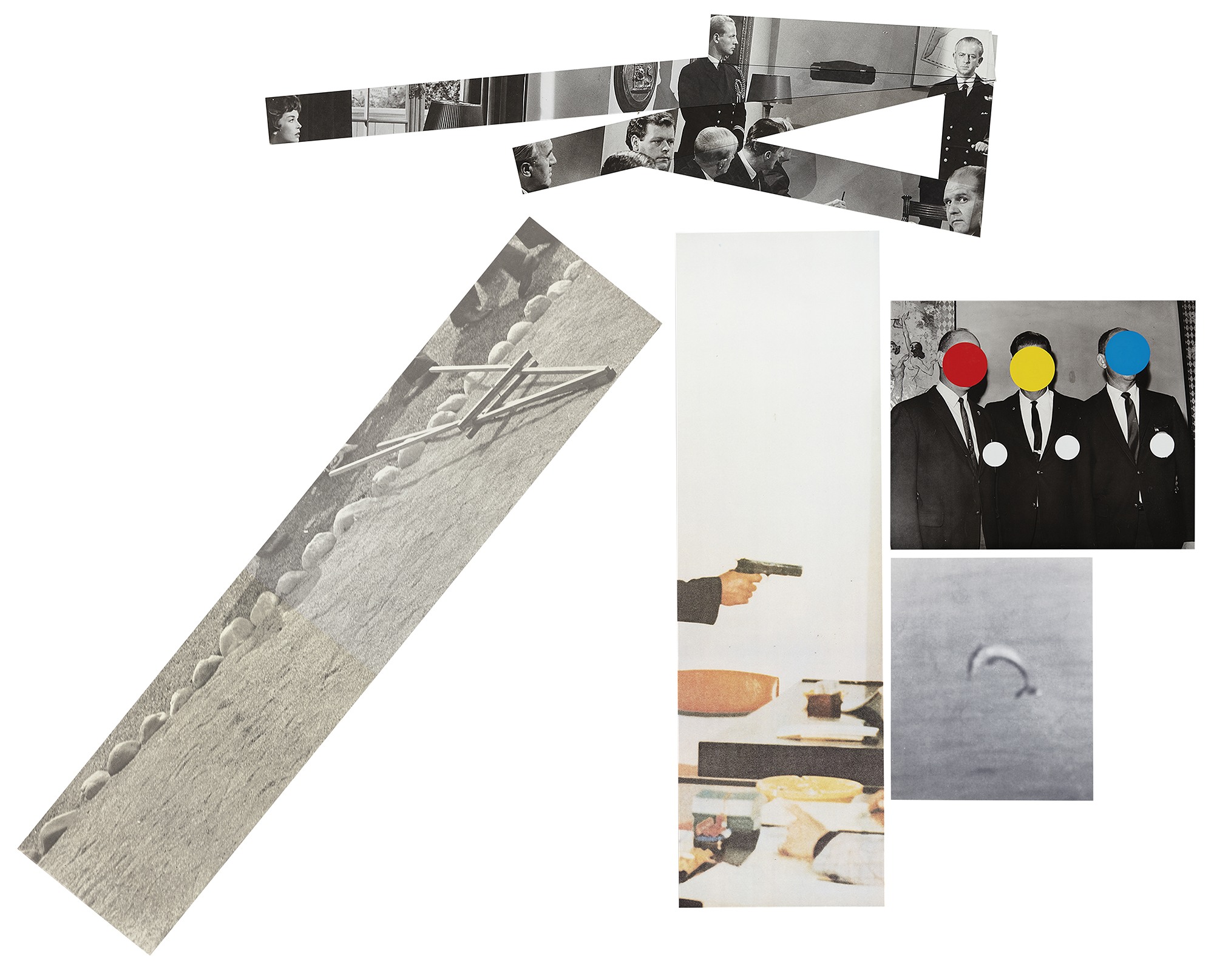 <p><strong>JOHN BALDESSARI</strong> <em>The Fallen Easel (C. p. 188, S. 1988.01, H. 37), </em>1988</p>
