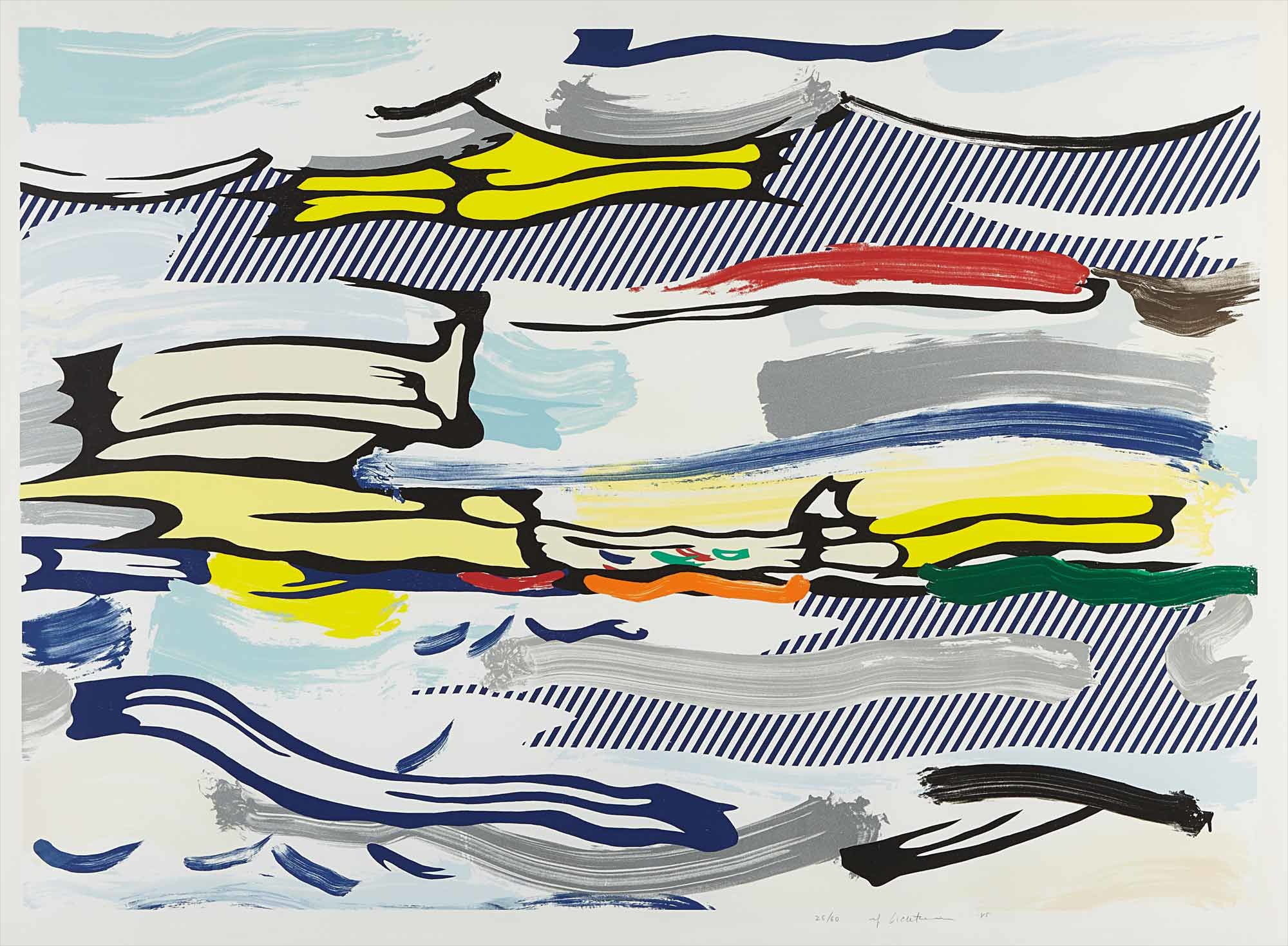 <b>ROY LICHTENSTEIN</b><i> Seascape, from Landscape Series</i>, 1985