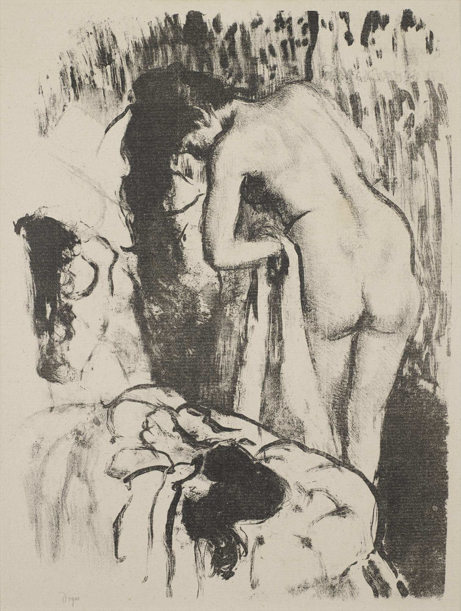 <b>EDGAR DEGAS</b> <i>Femme nue debout, à sa toilette (Nude Woman Standing, Drying Herself),</i> 1891-92