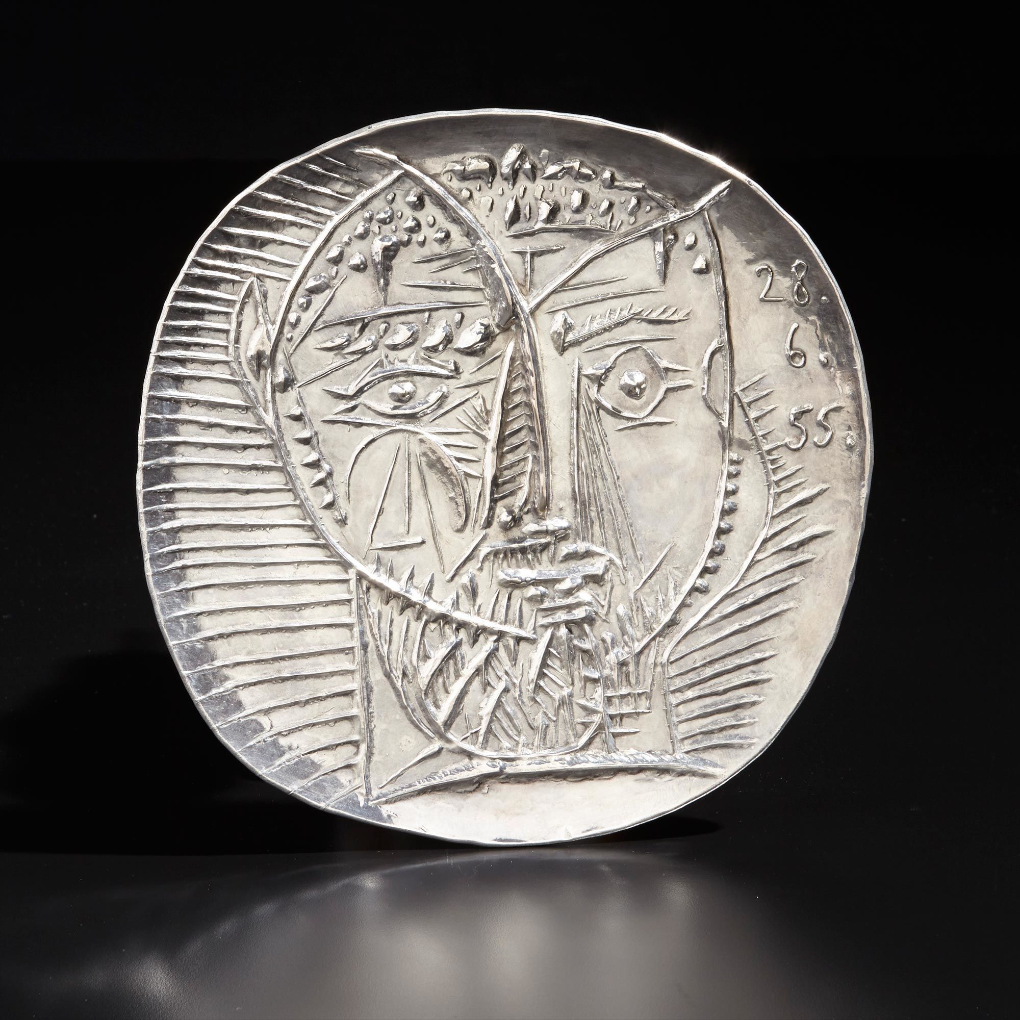 <b>PABLO PICASSO</b> <i>Visage de faune (Faun's Face),</i> 1956