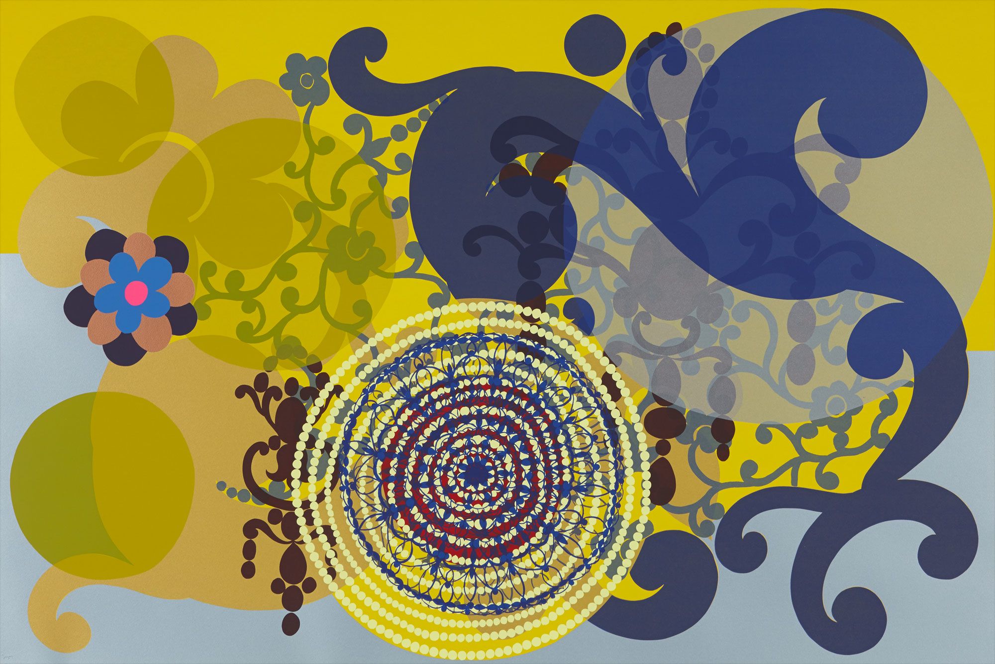 <b>BEATRIZ MILHAZES</b> <i>Cabeça De Mulher (Head of a Woman),</i> 1996