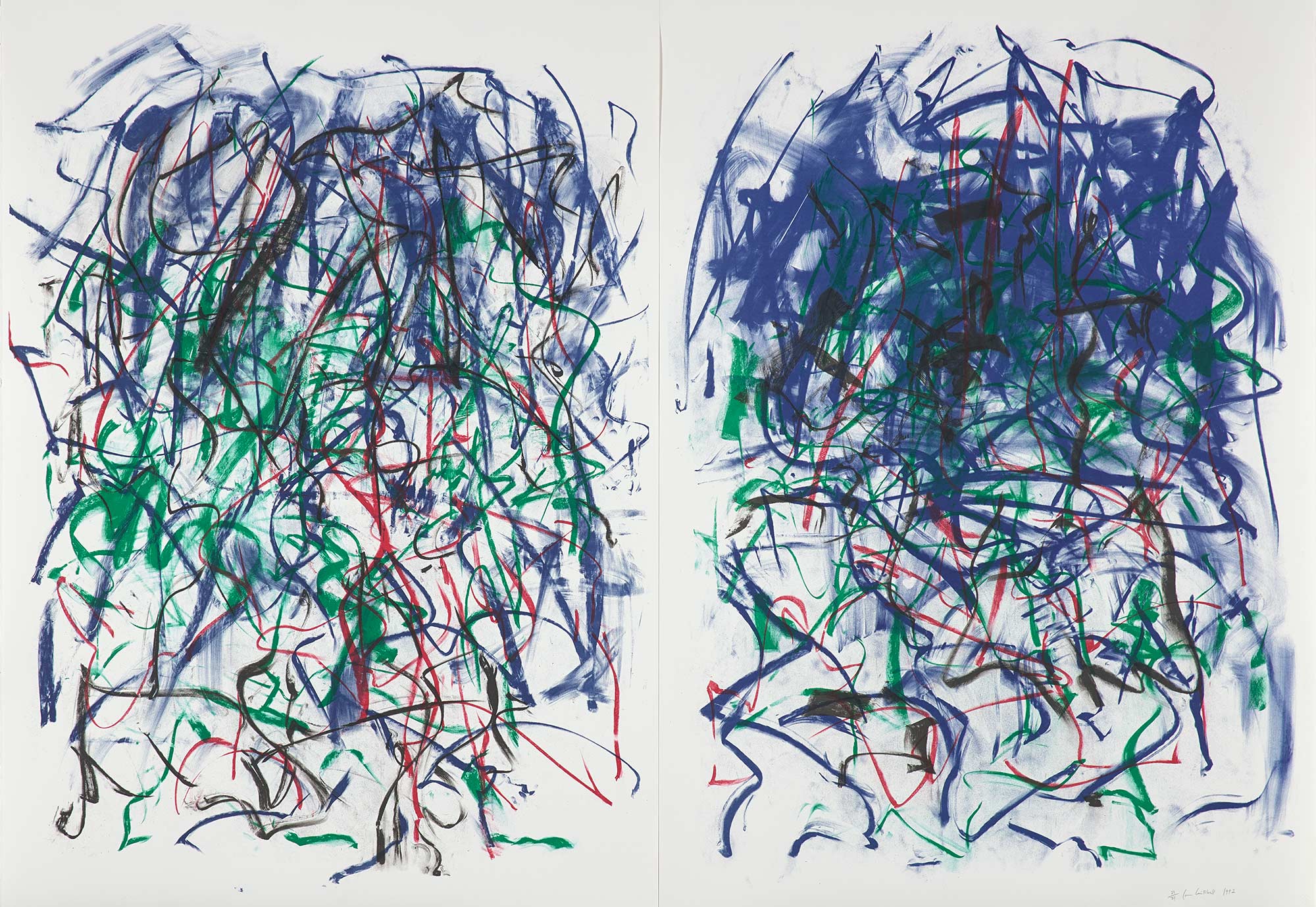 <b>JOAN MITCHELL</b> <i>Sunflowers II</i> (diptych), 1992