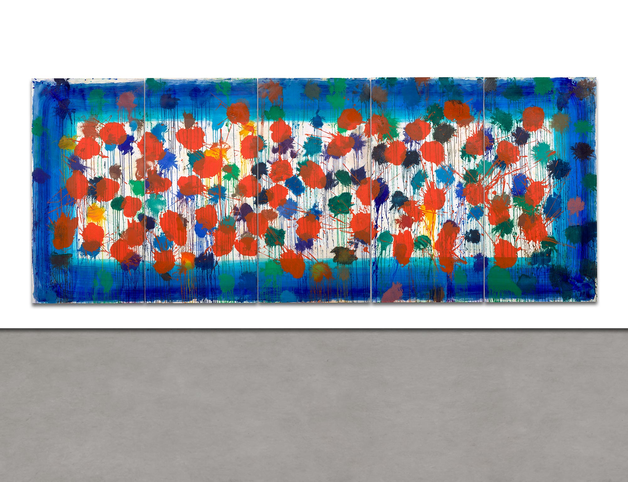 <b>HOWARD HODGKIN</b> <i>As Time Goes By</i> (blue), 2009