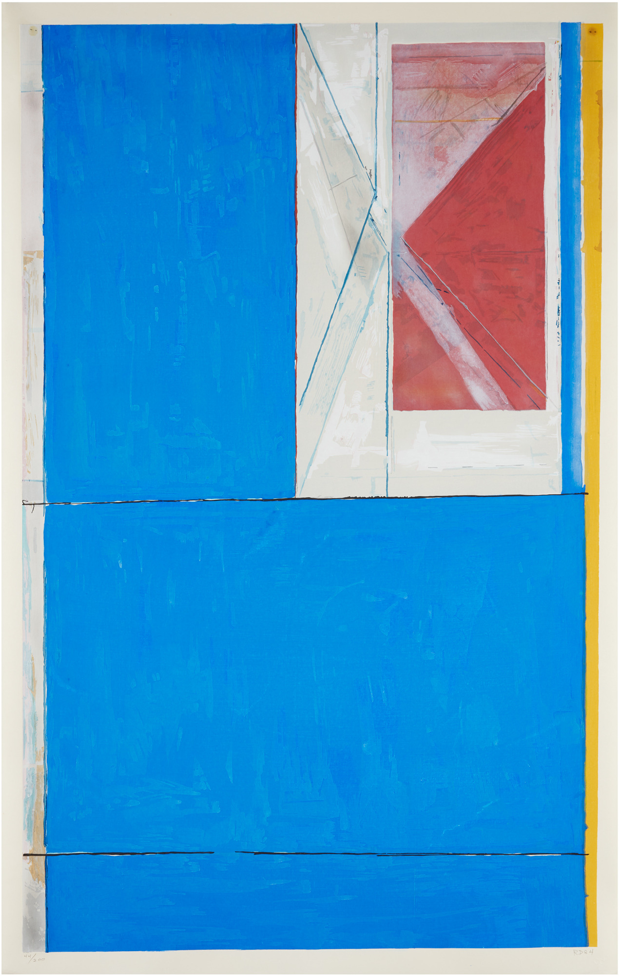 <p><strong>RICHARD DIEBENKORN </strong><em>Blue</em>, 1984</p>