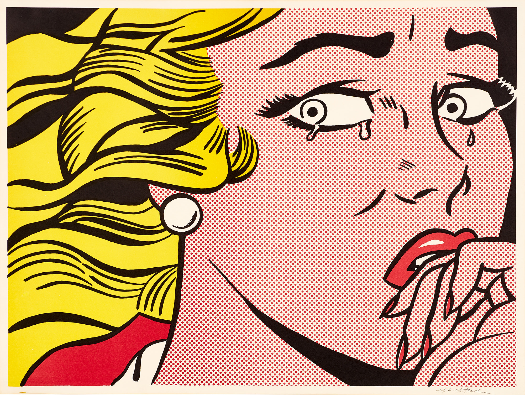 <p><strong>ROY LICHTENSTEIN</strong> <em>Crying Girl</em>, 1963</p>