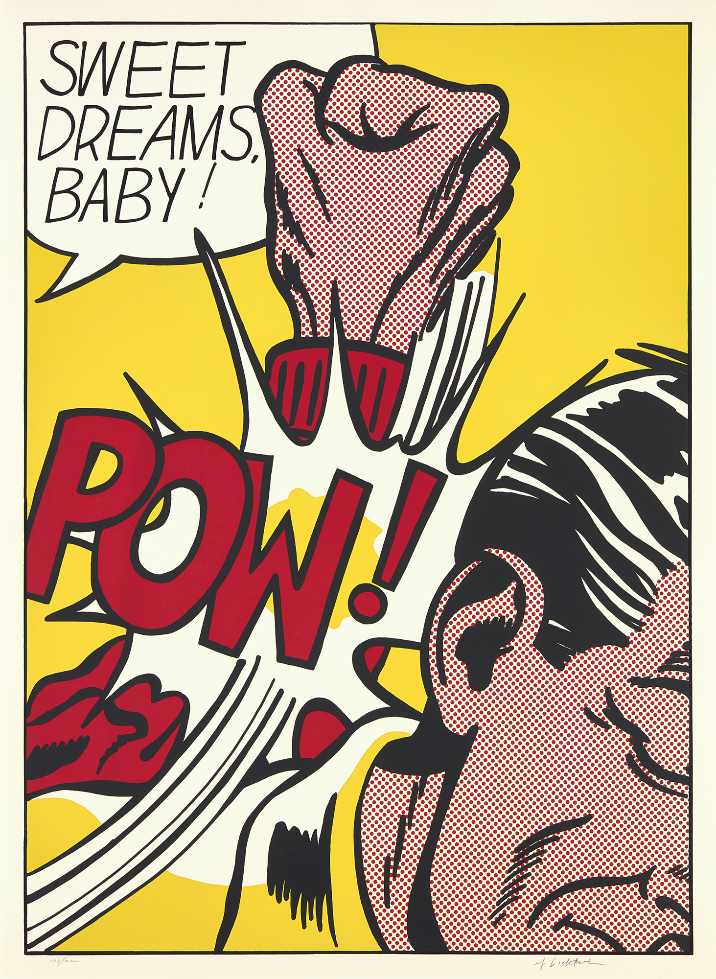 <p><strong>ROY LICHTENSTEIN</strong> <em>Sweet Dreams Baby!, from 11 Pop Artists Volume III</em>, 1965</p>