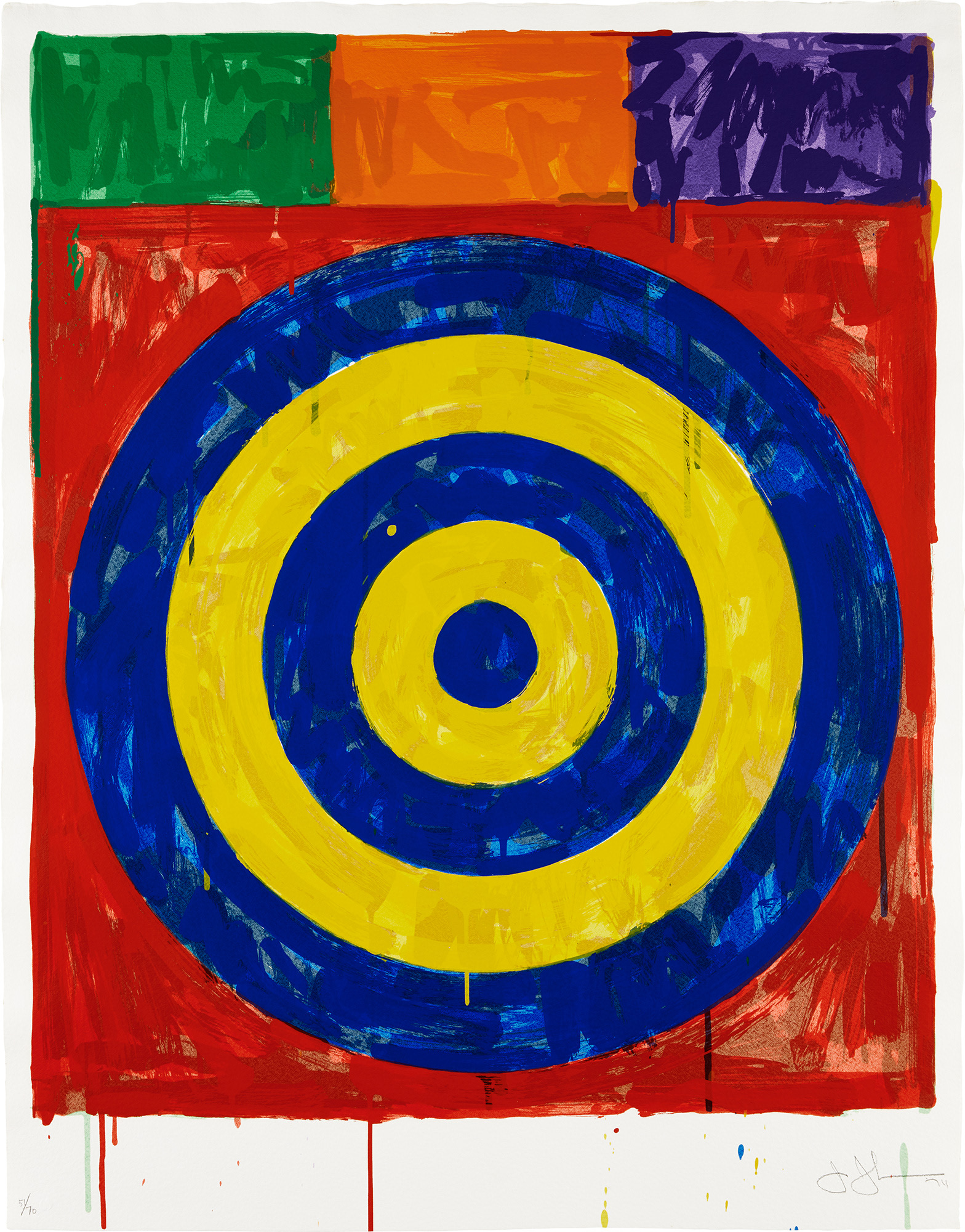<p><strong>JASPER JOHNS </strong><em>Target</em>, 1974</p>