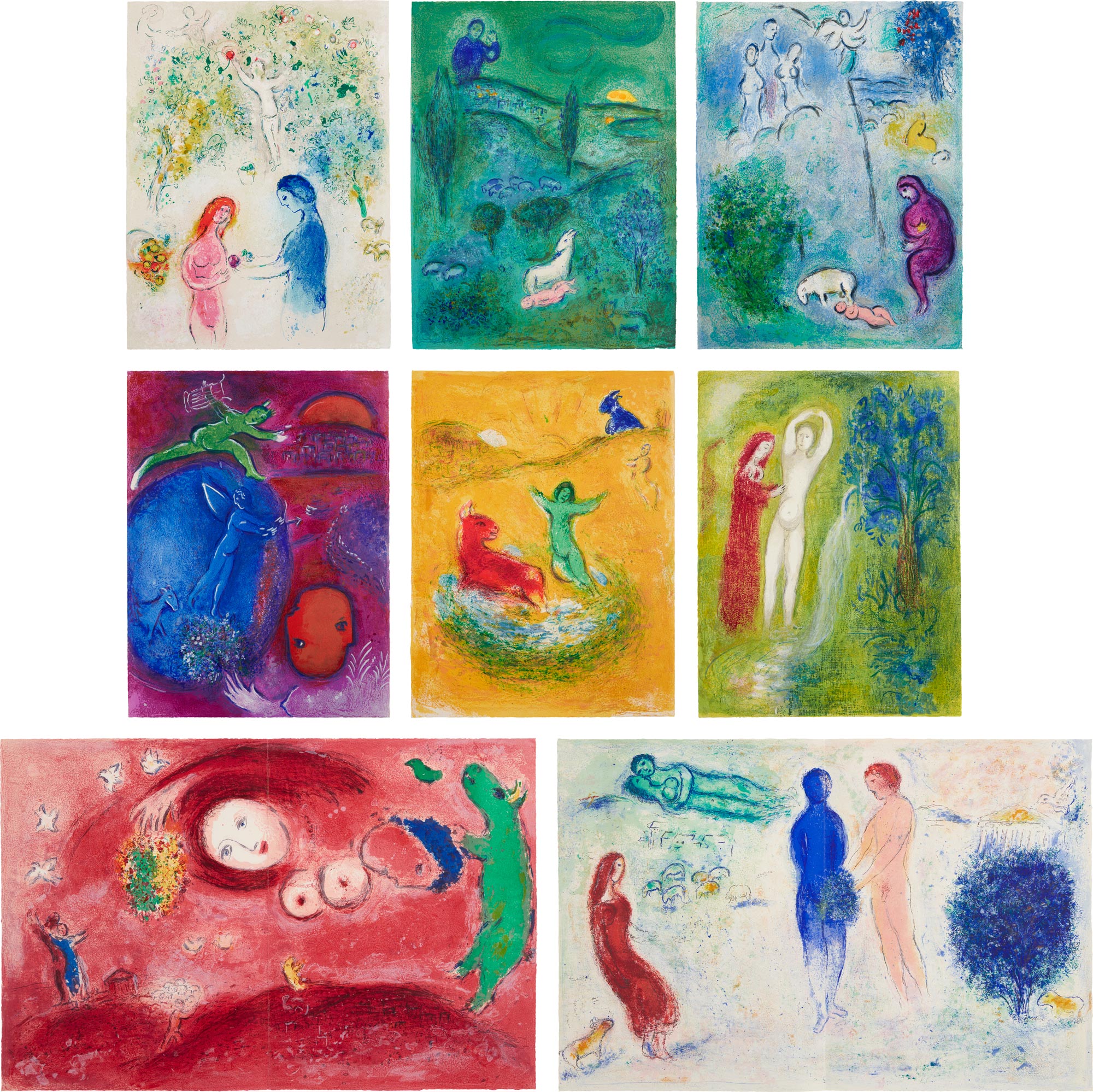 <p><strong>MARC CHAGALL </strong><em>Daphnis et Chlo&eacute;</em>, 1961</p>
