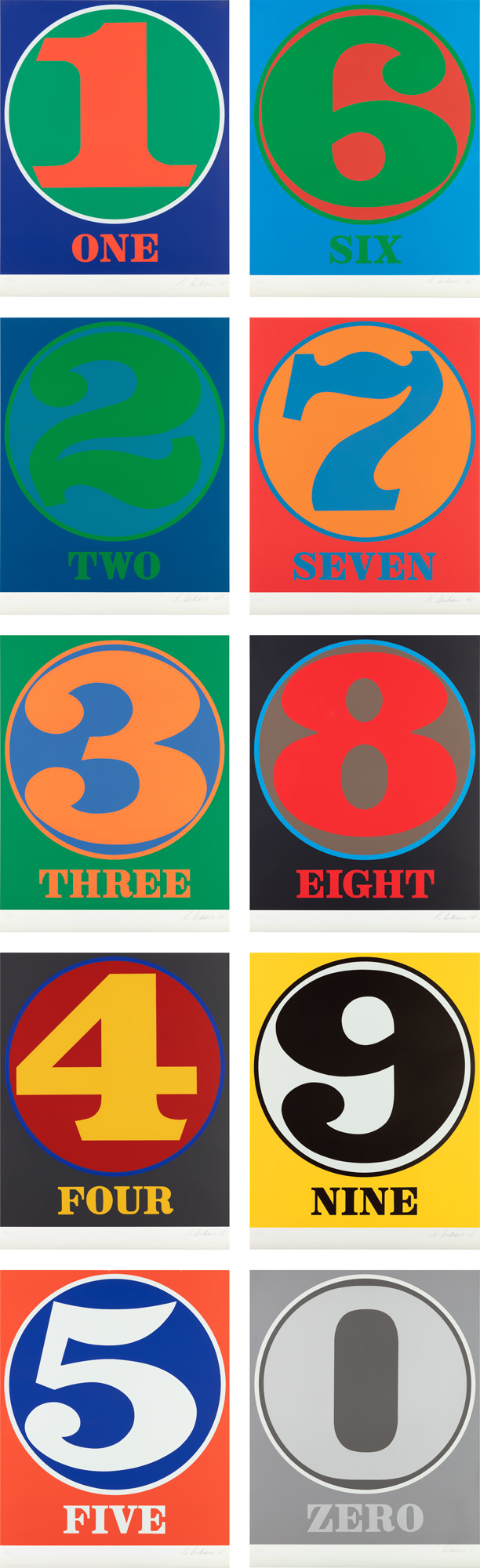 <p><strong>ROBERT INDIANA </strong><em>Numbers</em>,1968</p>
