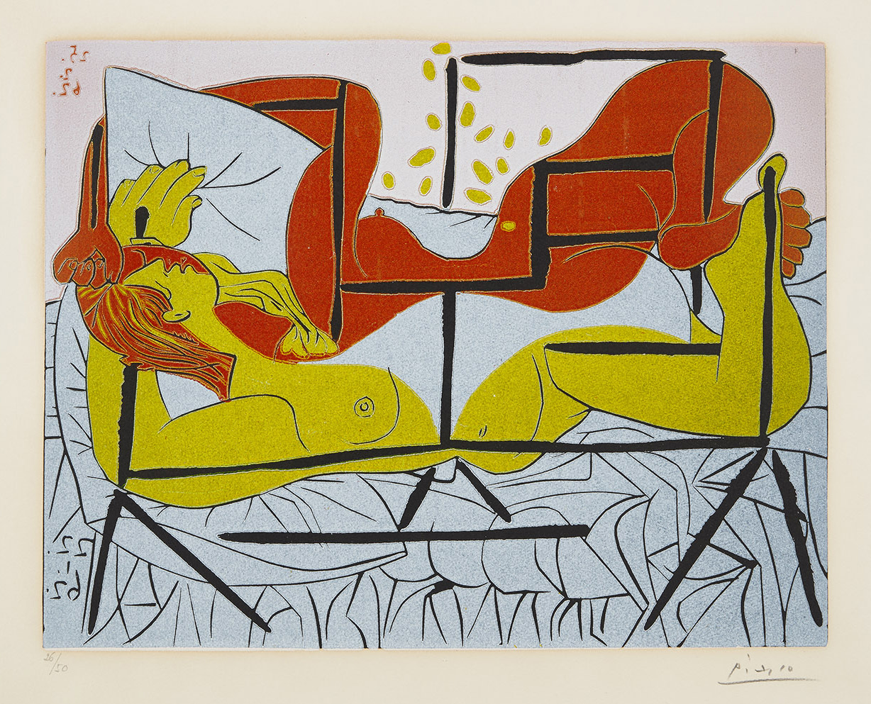 <p><strong>PABLO PICASSO</strong>&nbsp;<em>Dana&eacute;</em>, 1962</p>
