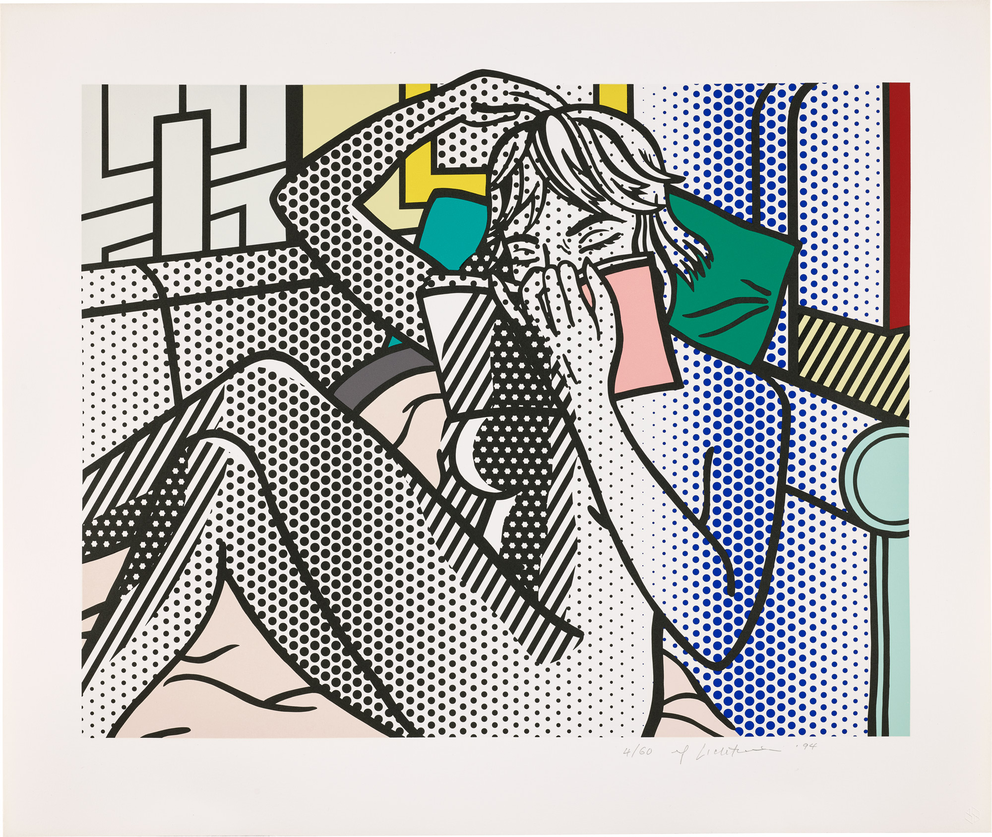 <p> <strong>ROY LICHTENSTEIN</strong> <em>Nude Reading, from Nudes series</em>, 1994</p>