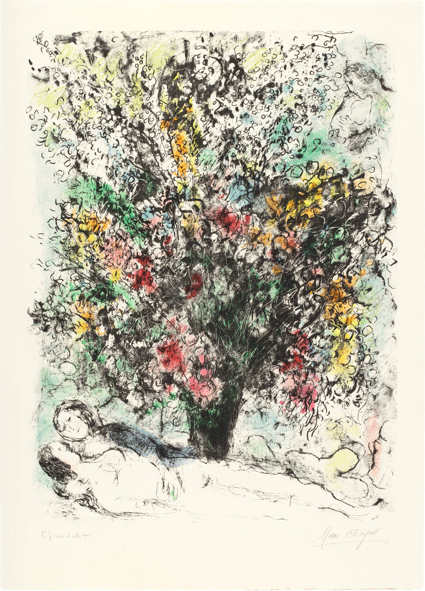 <p><strong>MARC CHAGALL</strong> <em>Multiflore (Multiflora),</em> 1974</p>