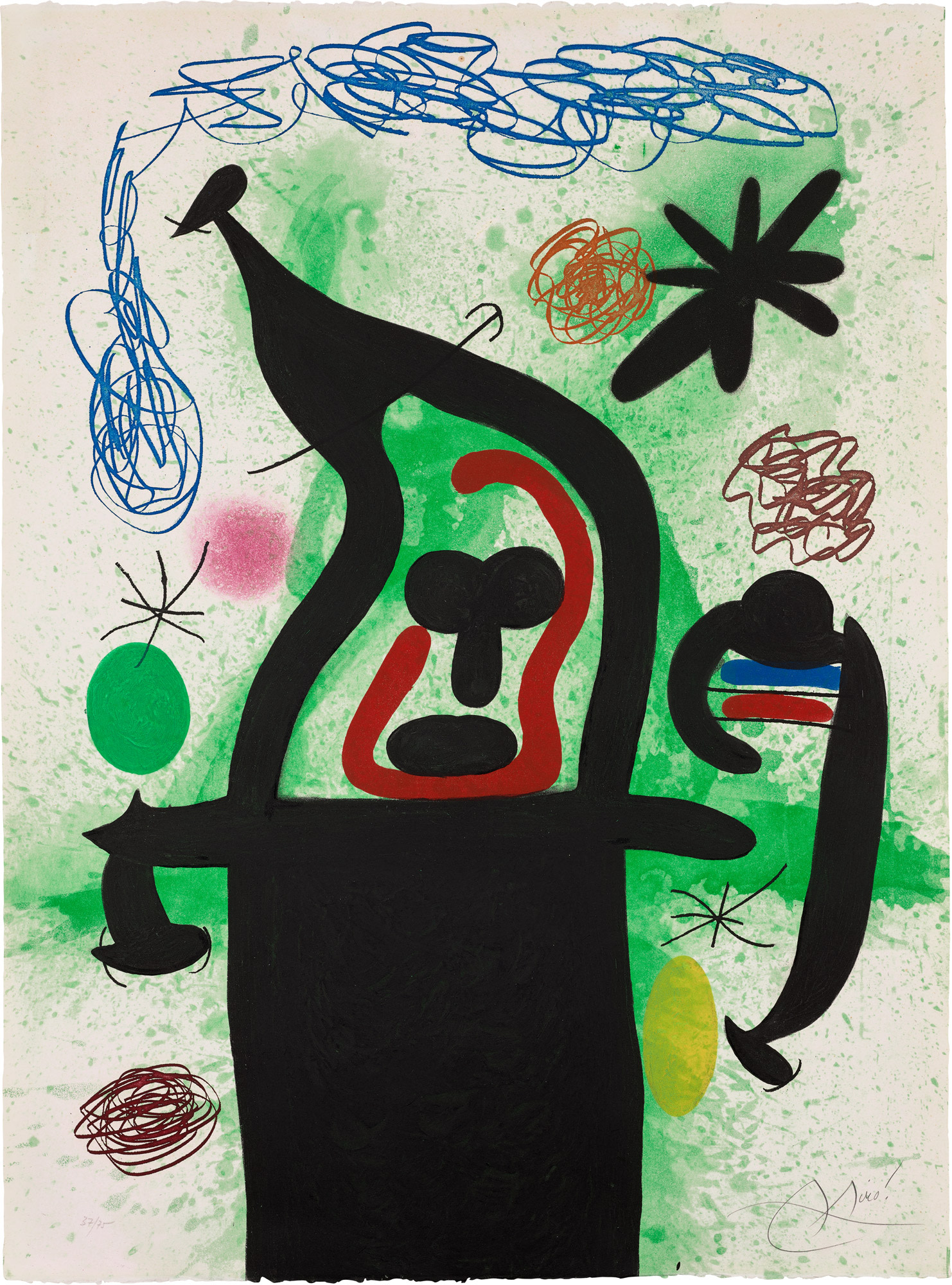<p><strong>JOAN MIRO</strong> <em>La Harpie, </em>1969</p>
