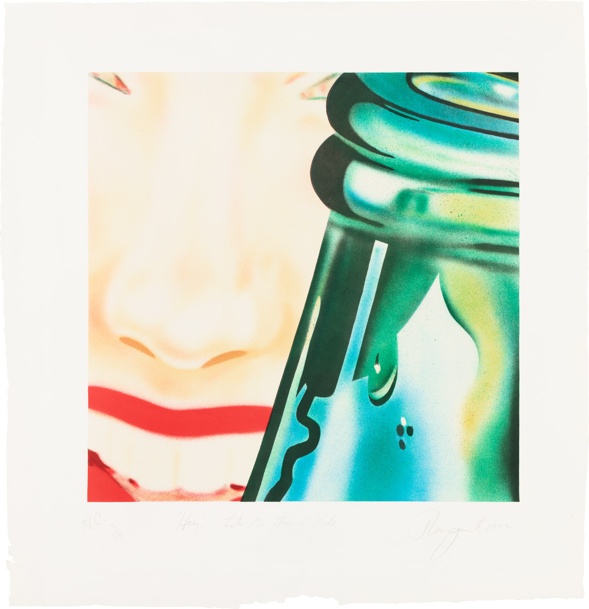 <p><strong>JAMES ROSENQUIST</strong> <em>Hey! Let's Go for a Ride</em>,1972</p>