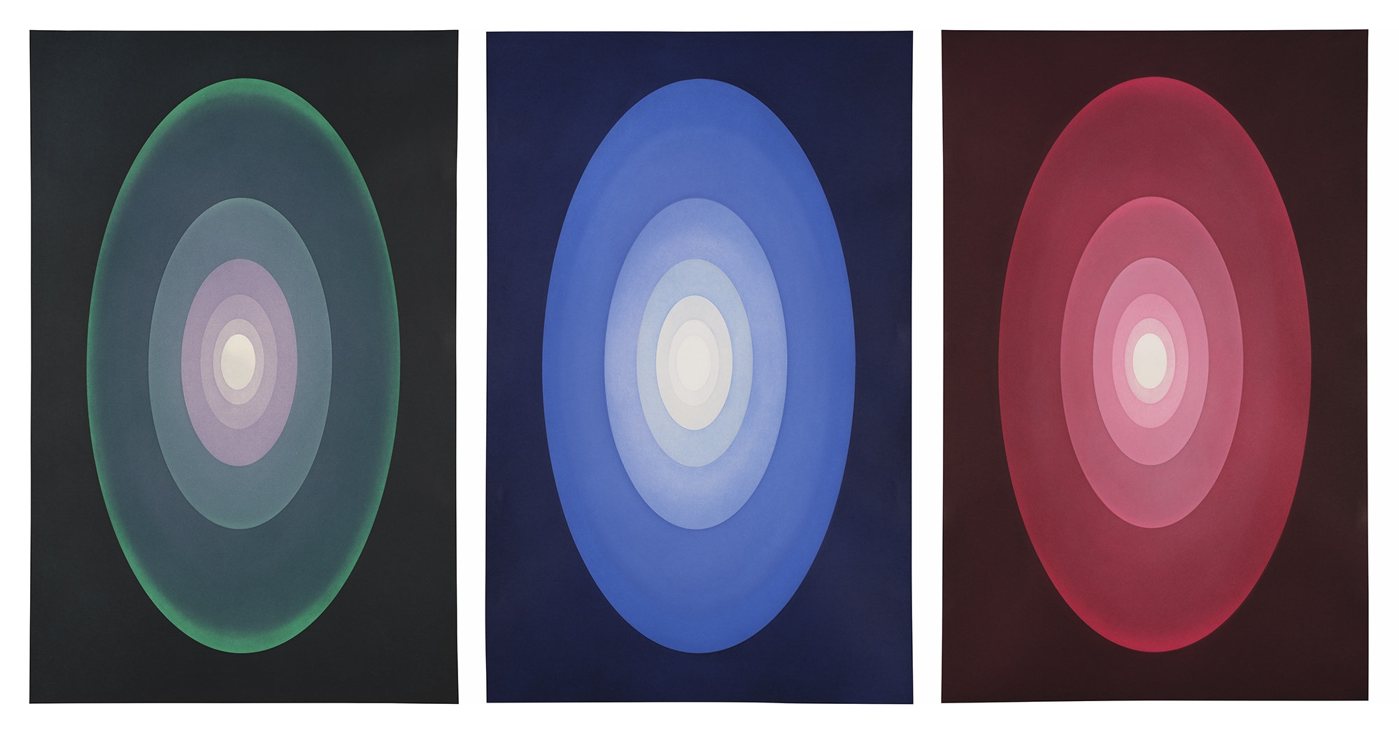 <p><strong>JAMES TURRELL</strong> <em>Green, Blue, and Red, from Aten Reign,</em> 2014</p>
