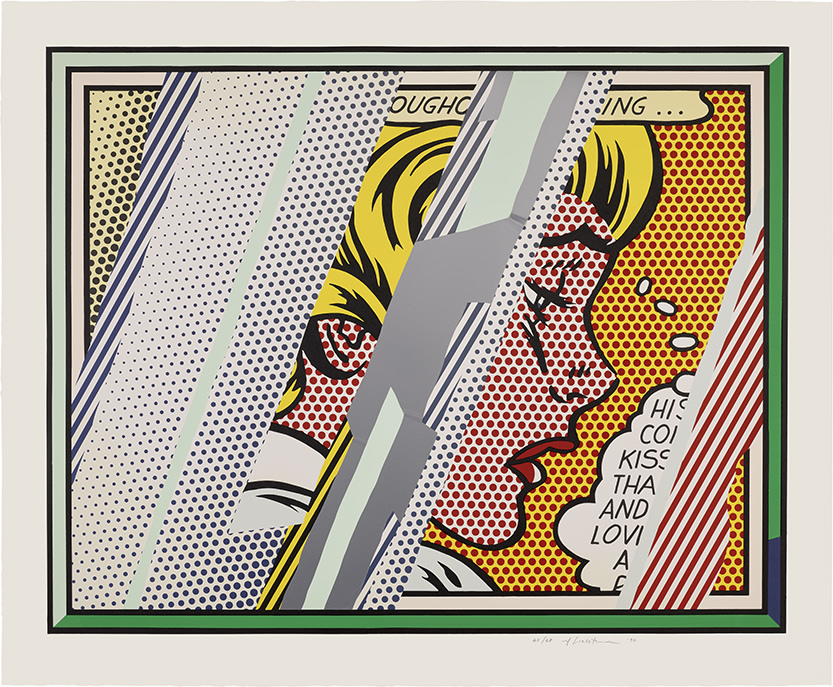 <p><strong>&nbsp;ROY LICHTENSTEIN </strong><em>Reflections on Girl, from Reflections Series,</em> 1990</p>
