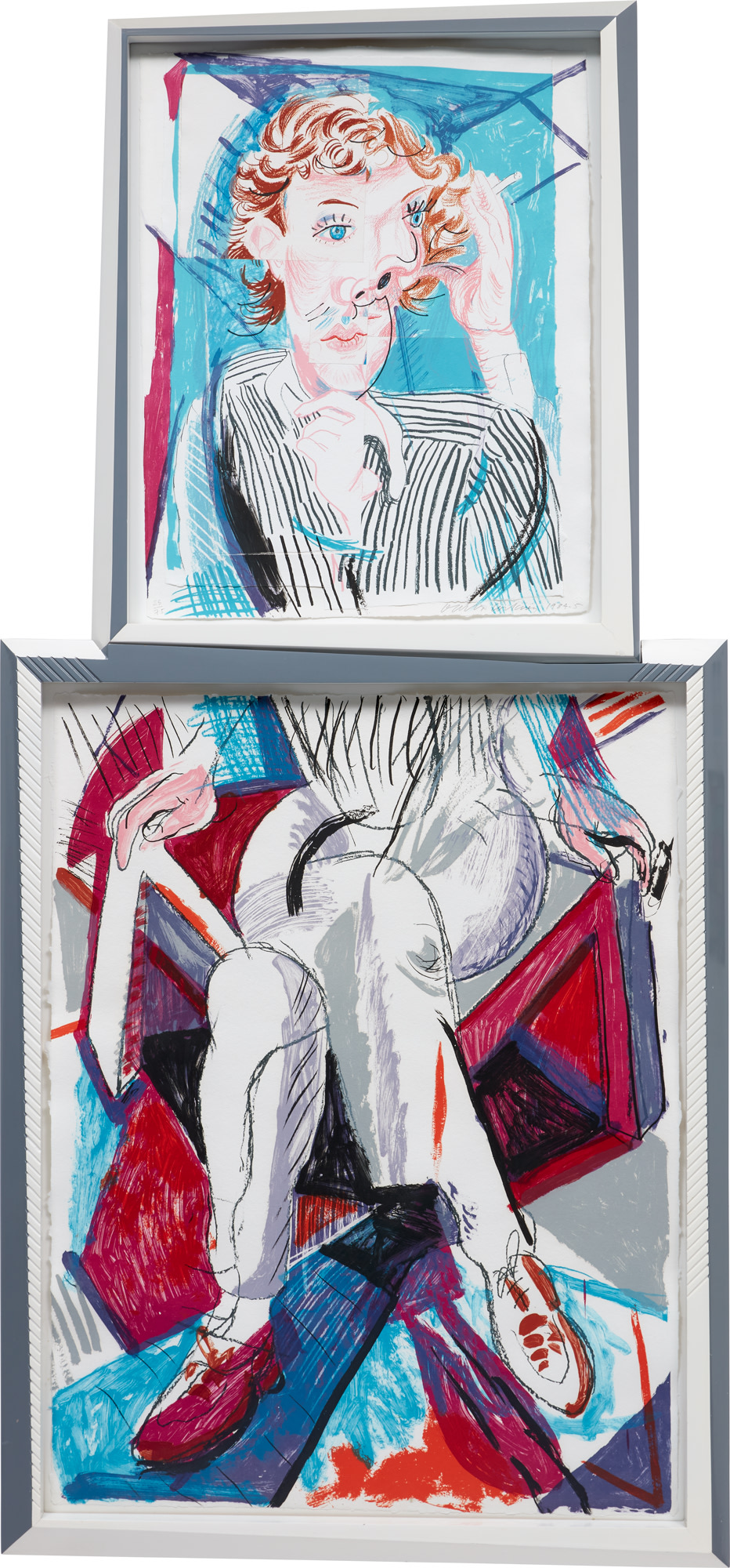 <p><strong>DAVID HOCKNEY</strong> <em>An Image of Gregory, from Moving Focus,</em> 1984-85</p>
