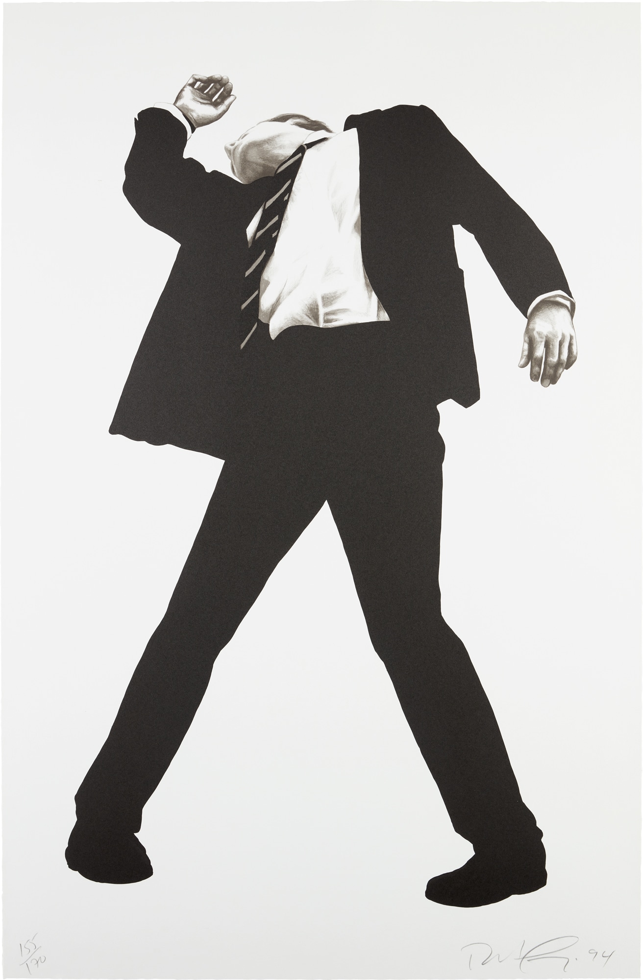 <p><strong>ROBERT LONGO</strong> <em>Rick, from Men in Cities,</em> 1994</p>

