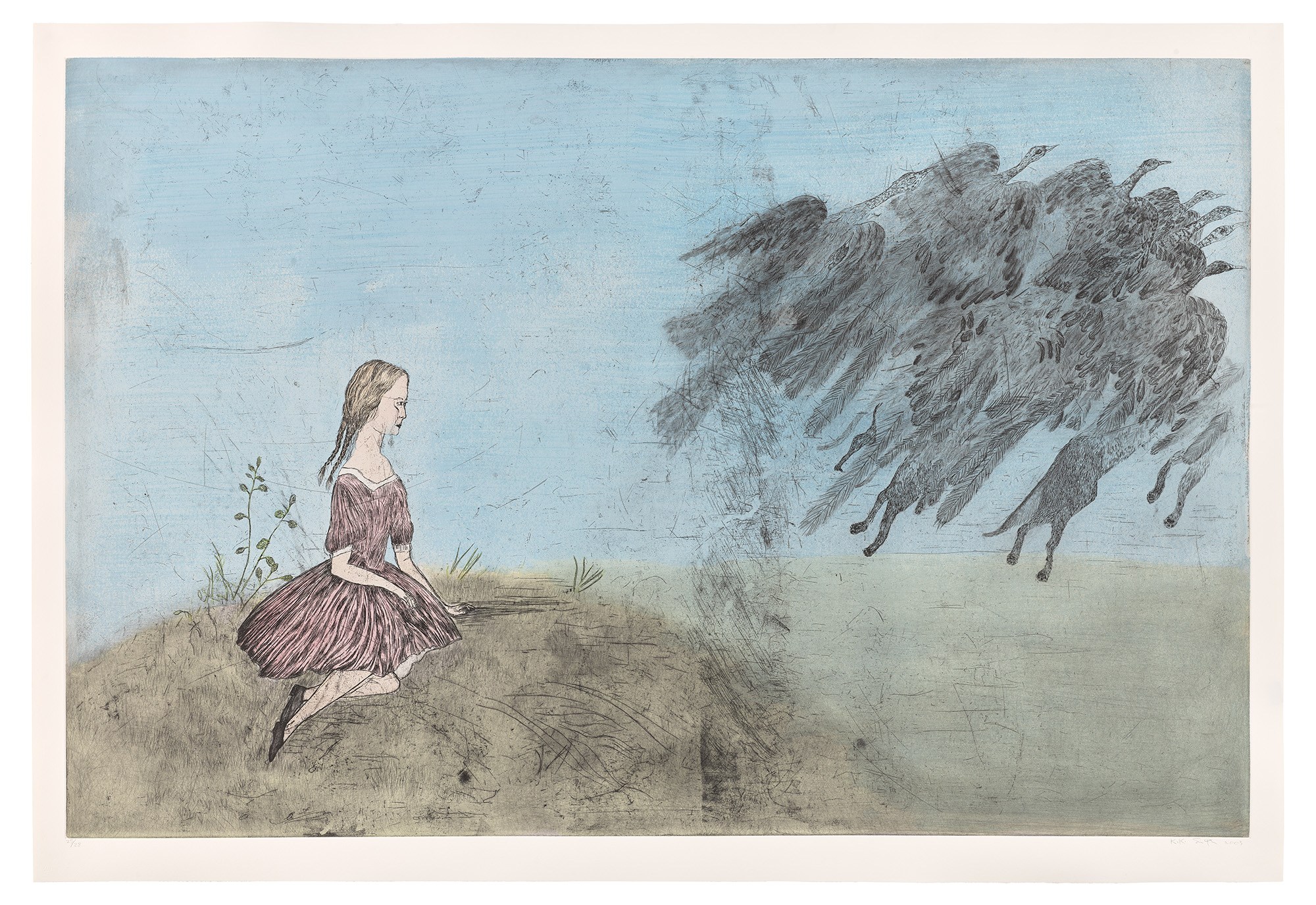 <p><strong>KIKI SMITH</strong> <em>Come Away From Her (after Lewis Carroll) (W. 124), </em>2003</p>