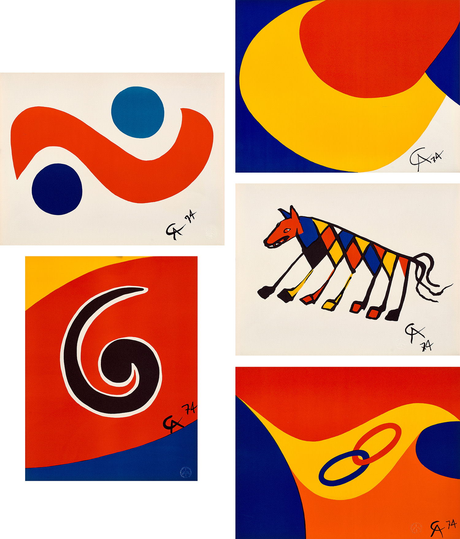 Alexander Calder Editions & Works on Paper