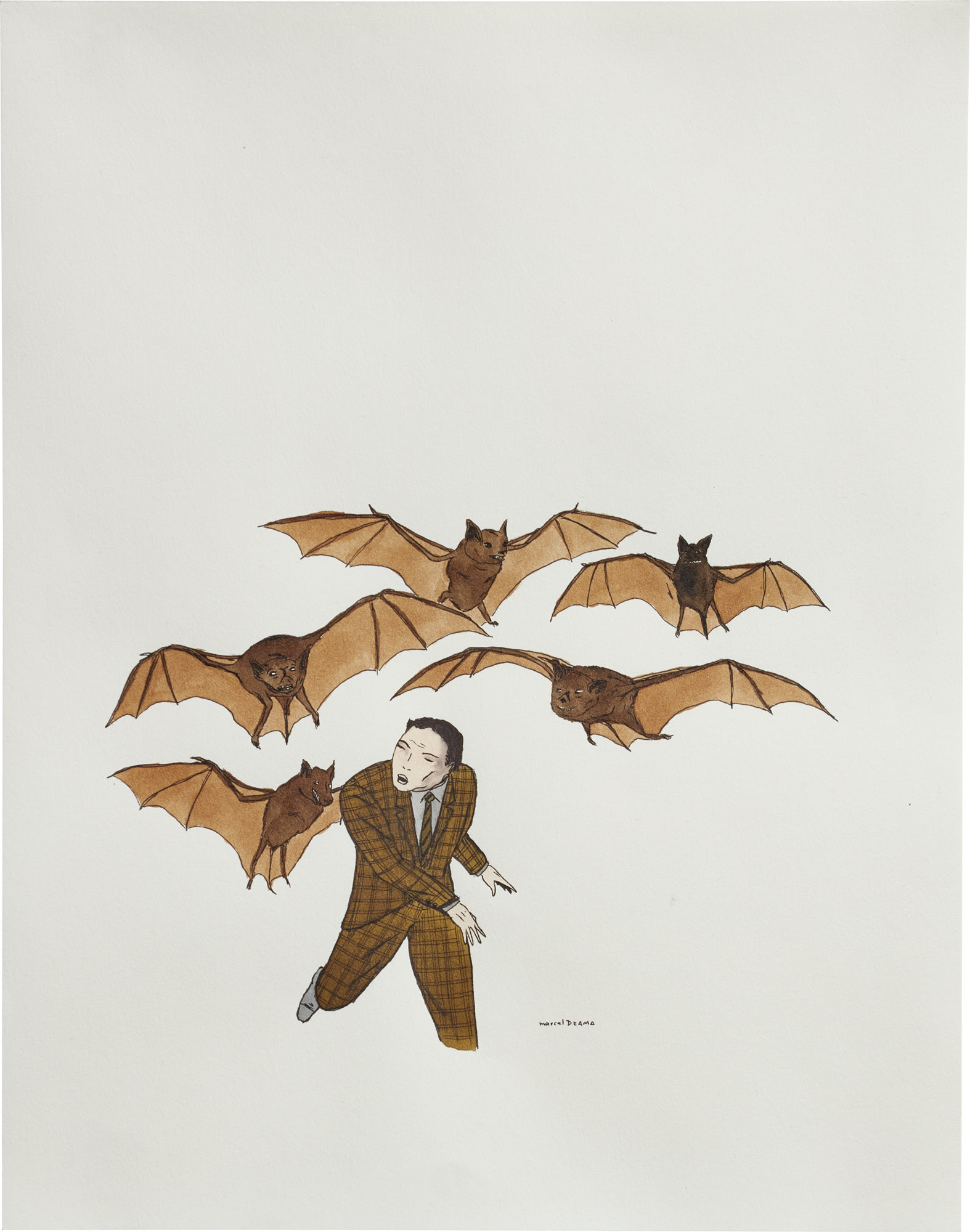 <p><strong>MARCEL DZAMA</strong> <em>Untitled,</em> 2000</p>