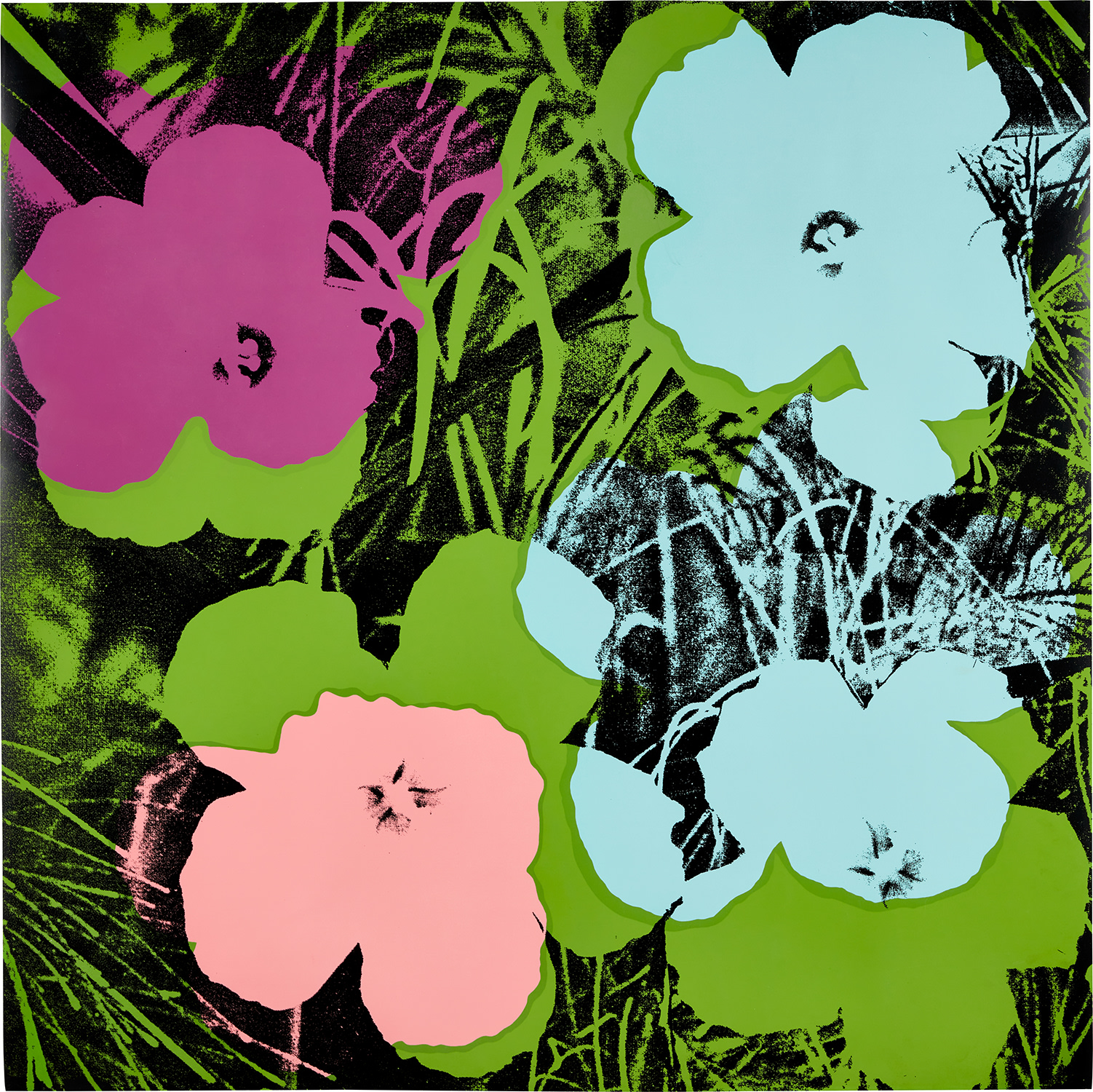 Adam Lister Andy Warhol Flowersプリントアート Adam Lister Andy Warhol Flowersプリントアート Andy Warhol
