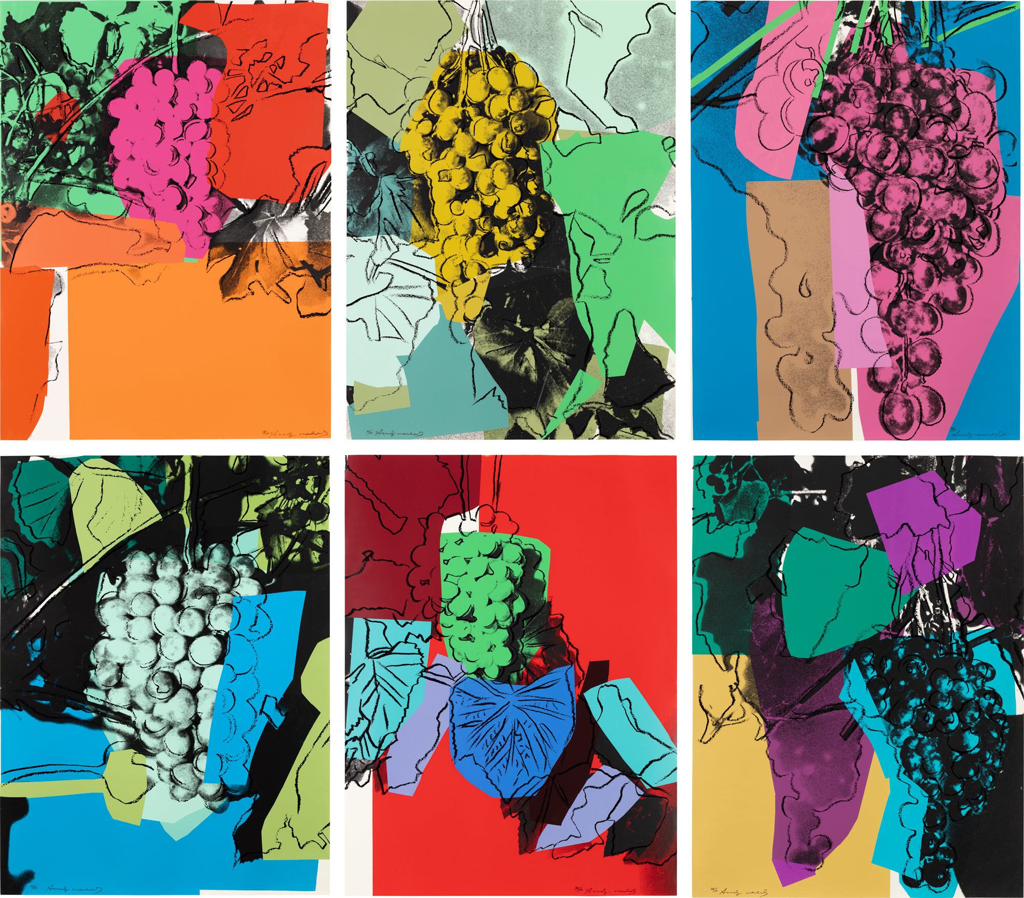 <p><strong>ANDY WARHOL</strong> <em>Grapes,</em> 1979</p>