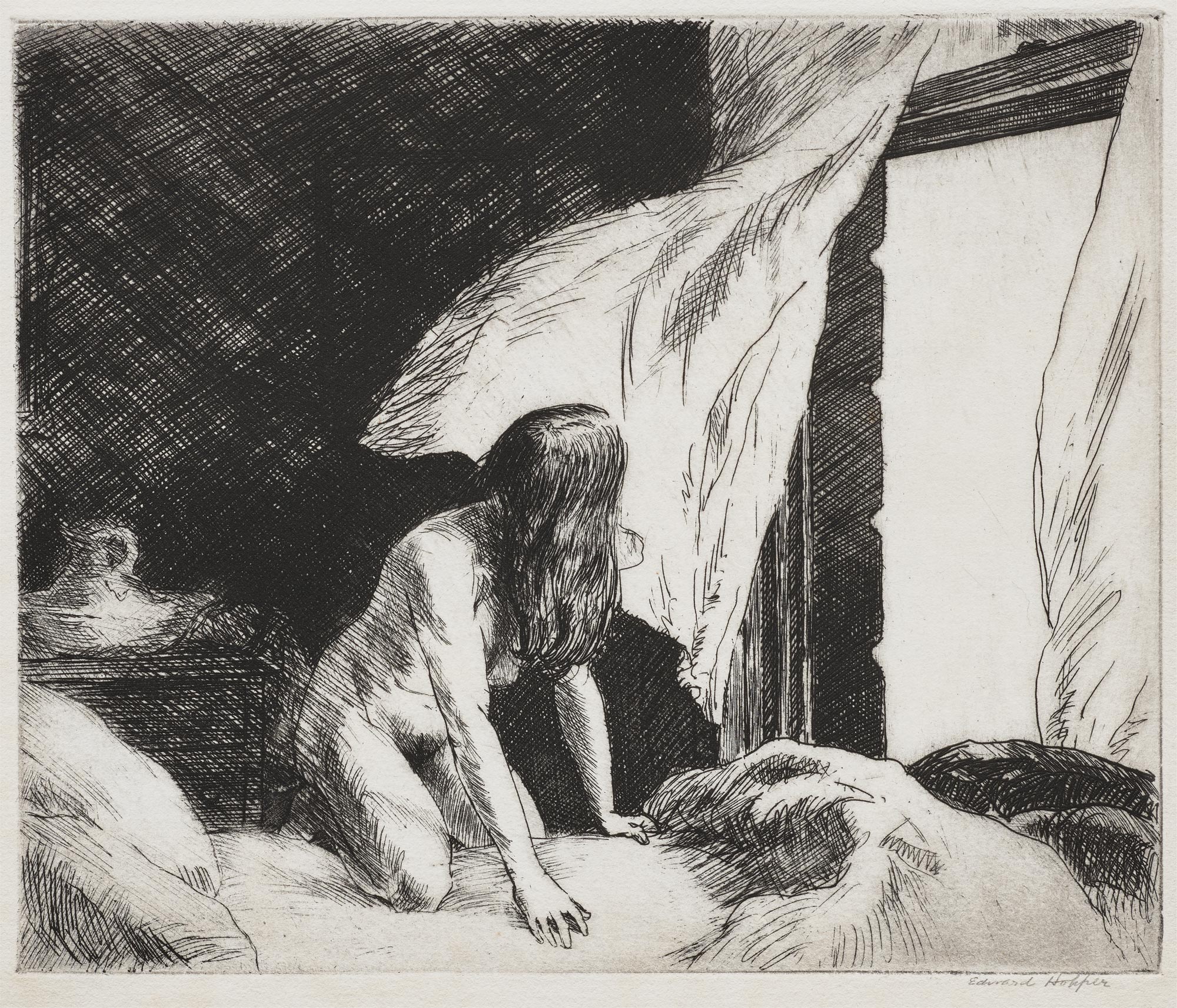 <p><strong>EDWARD HOPPER</strong> <em>Evening Wind, </em>1921</p>