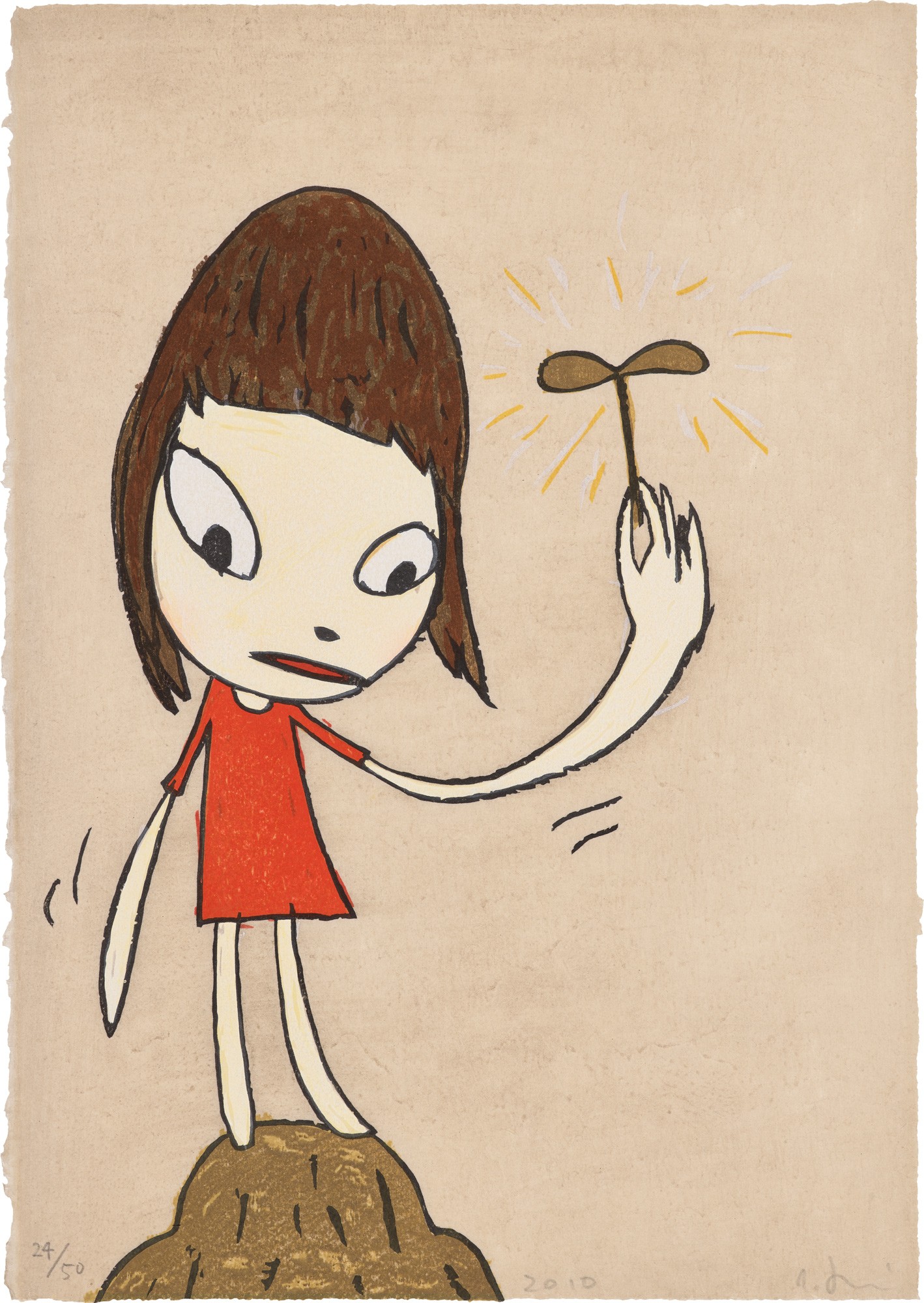 <p><strong>YOSHITOMO NARA</strong> <em>My Little Treasure</em>, 2010</p>