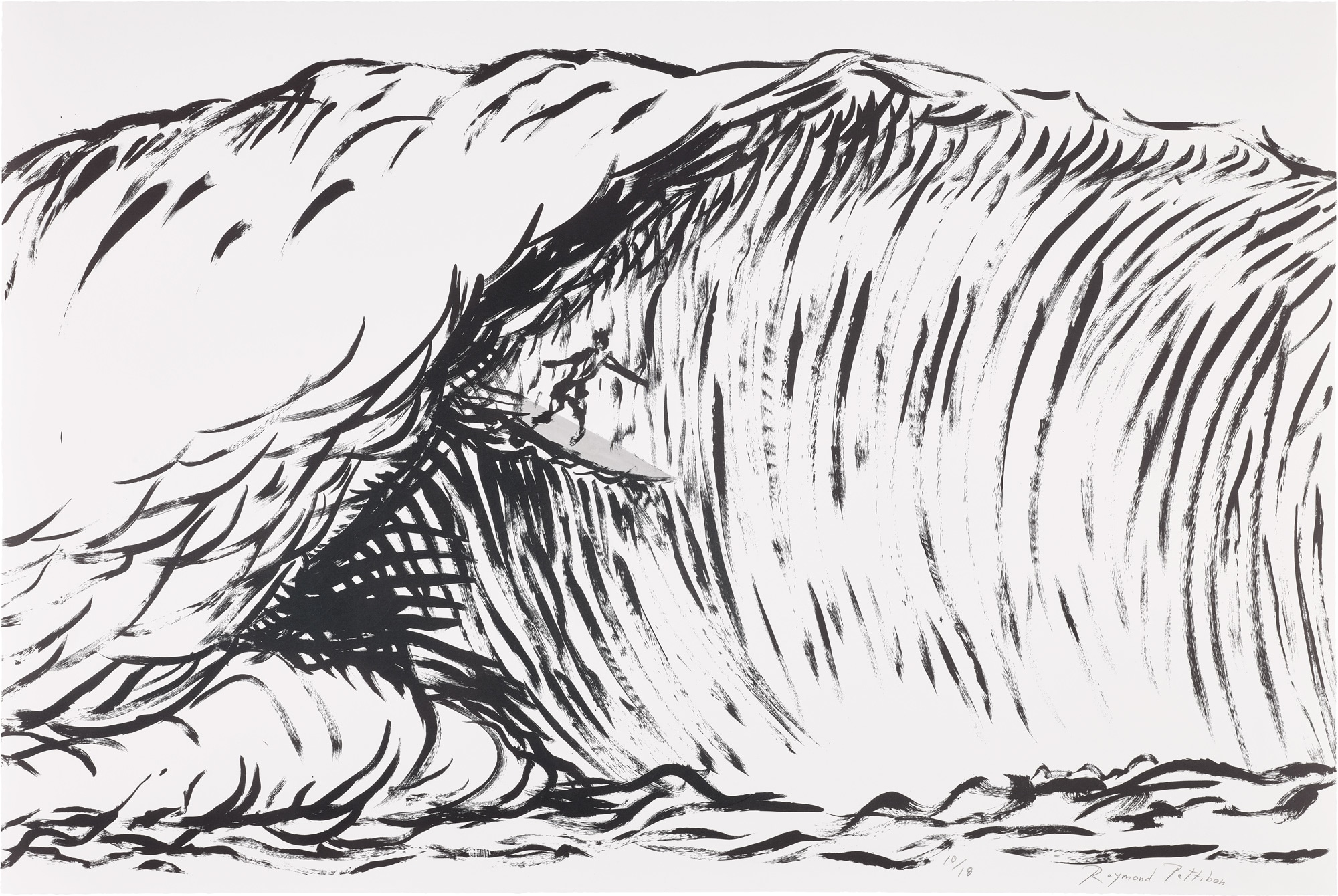 <p><strong>RAYMOND PETTIBON </strong><em>No Title (Hermosa Beach),</em> 2019</p>